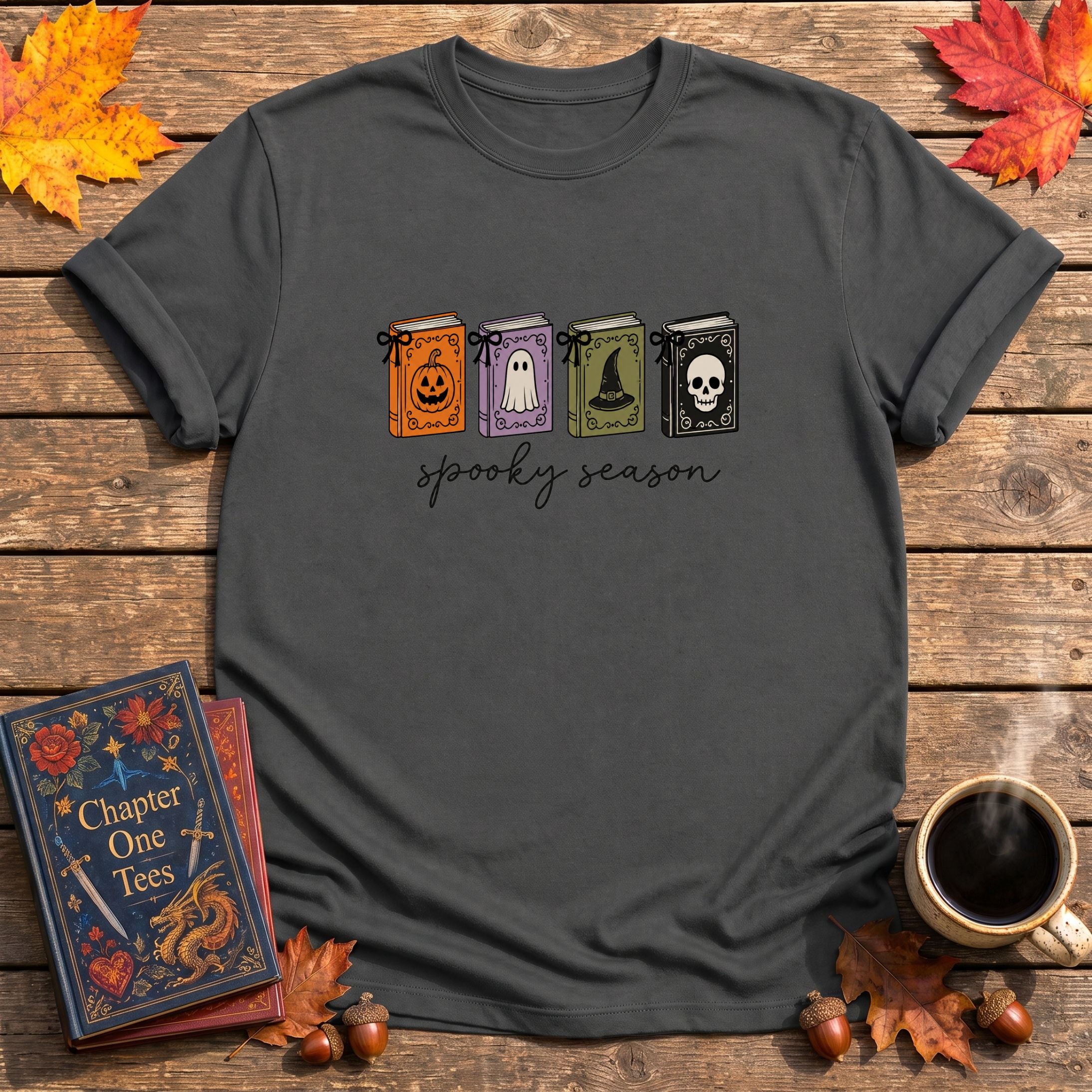 Spooky Season Book T-Shirt