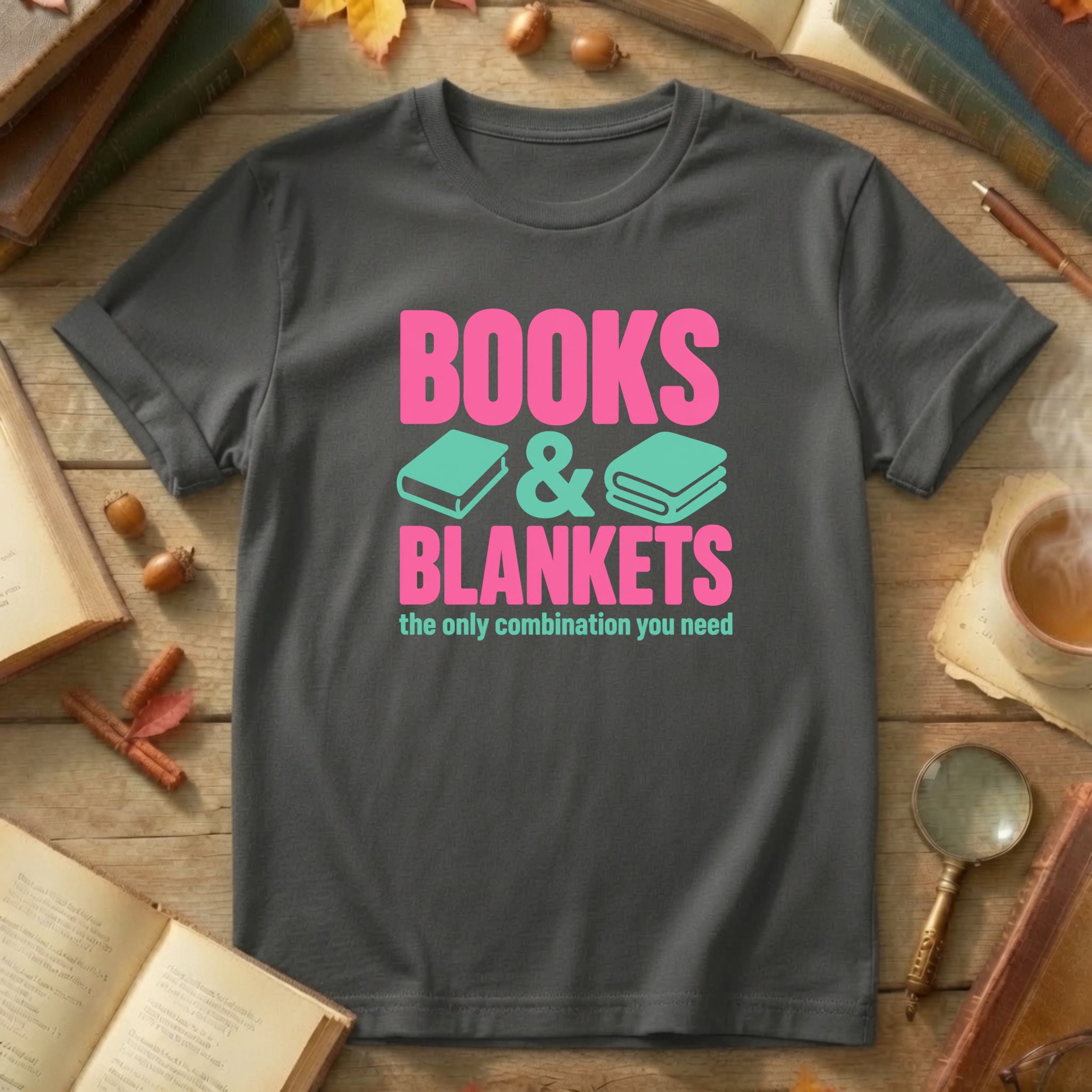 Books & Blankets T-Shirt