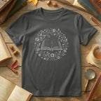 Book Lover – Floral Open Book T-Shirt