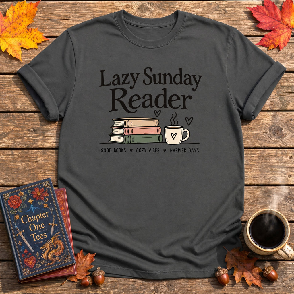 Lazy Sunday Reader T-Shirt