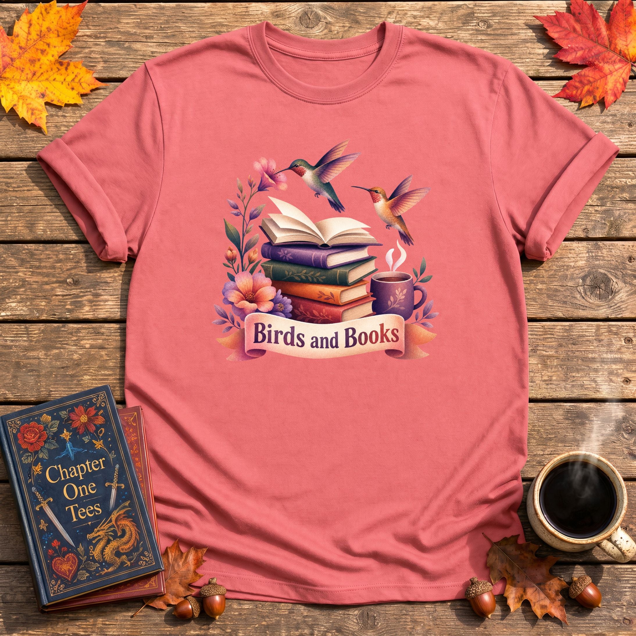 Books and Birds T-Shirt
