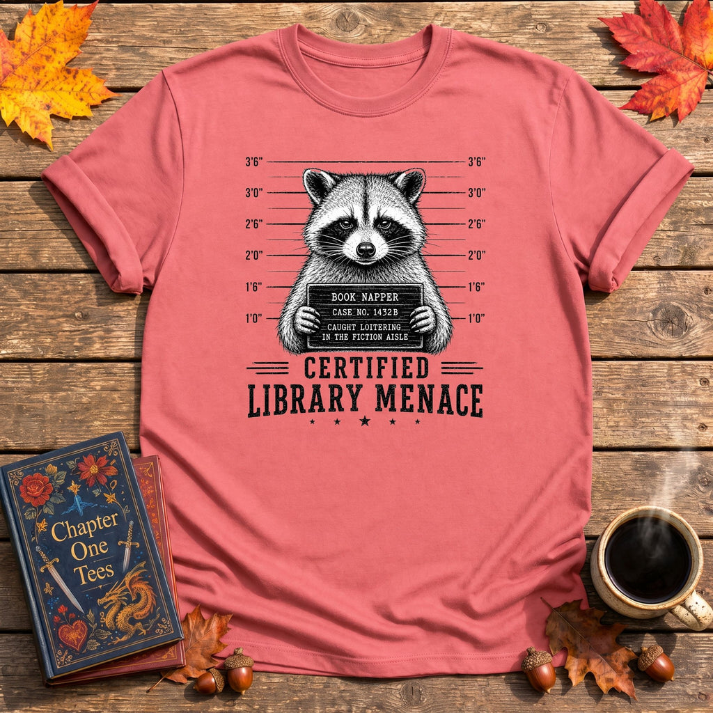 Library Menace Book T-Shirt