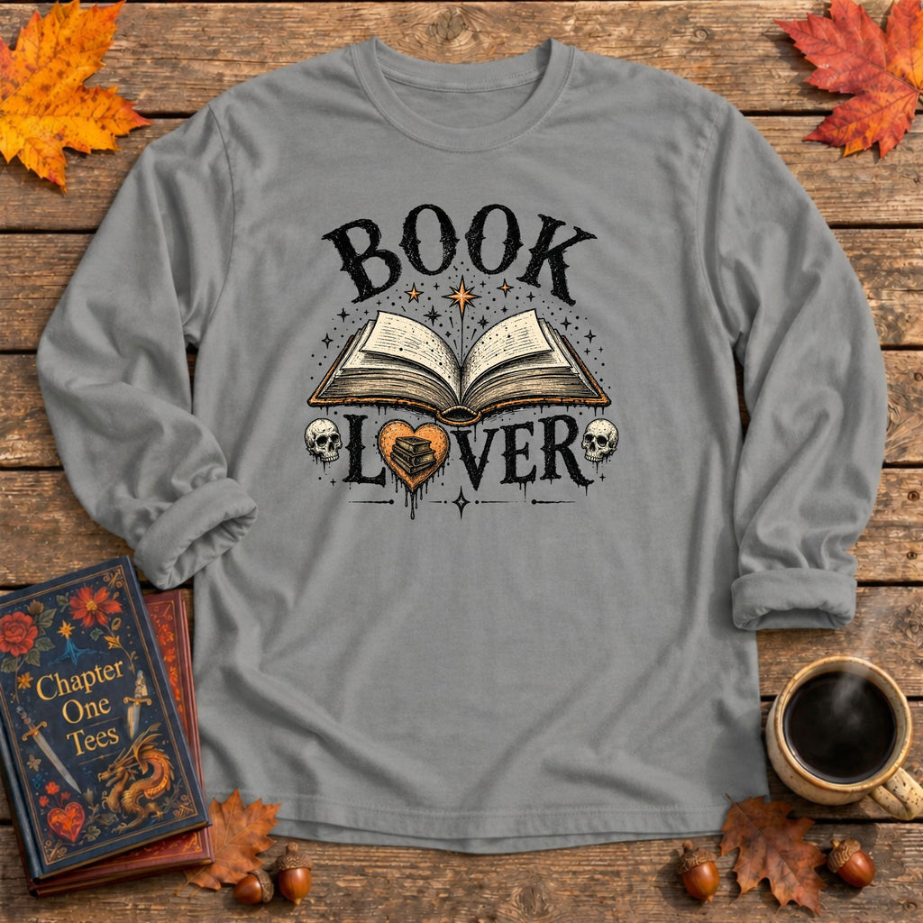 Book Lover Long Sleeve Book Tee