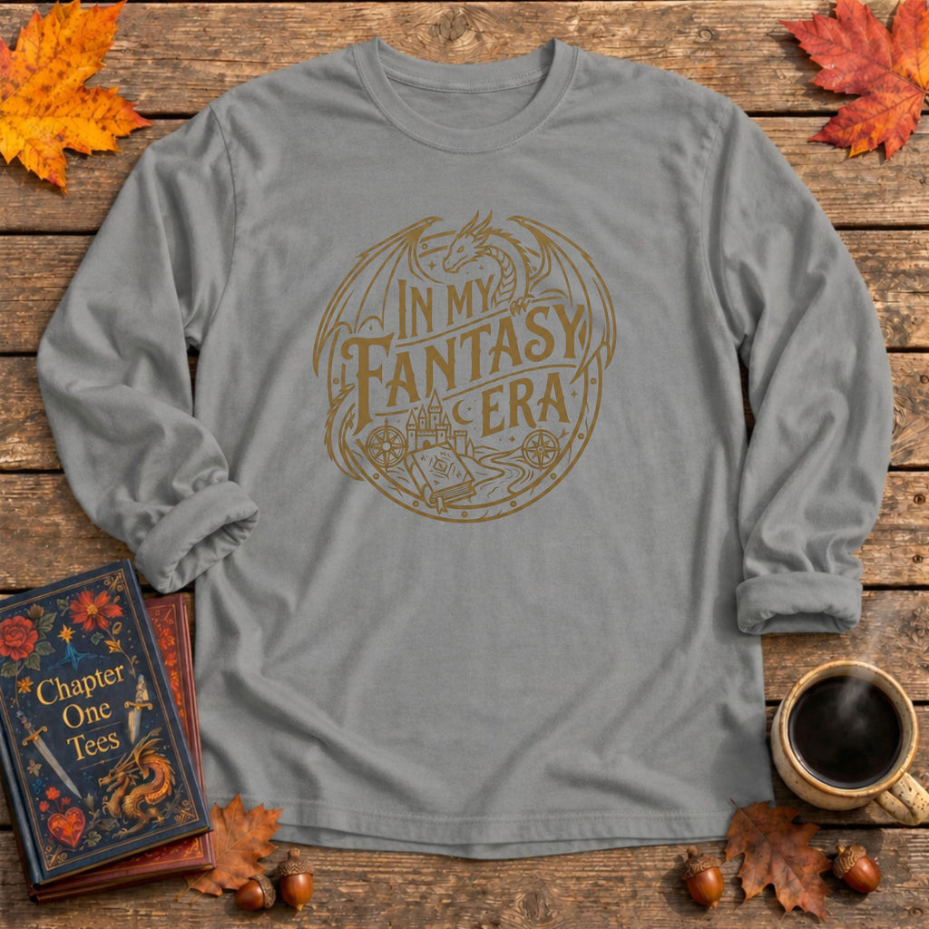 In My Fantasy Era Long Sleeve Book Tee