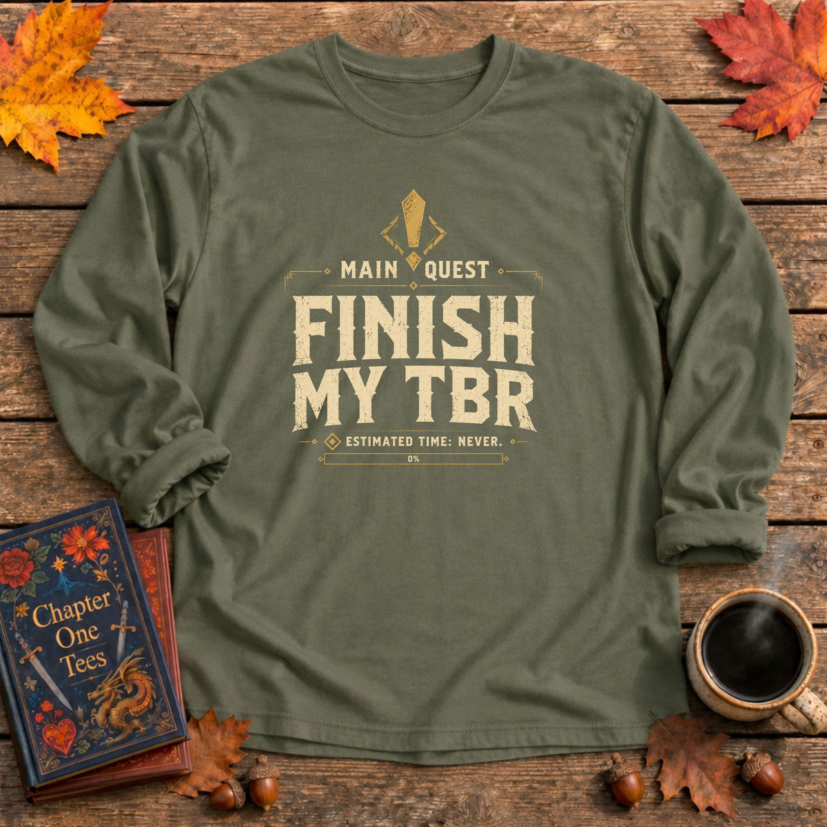 Finish My TBR Long Sleeve Tee