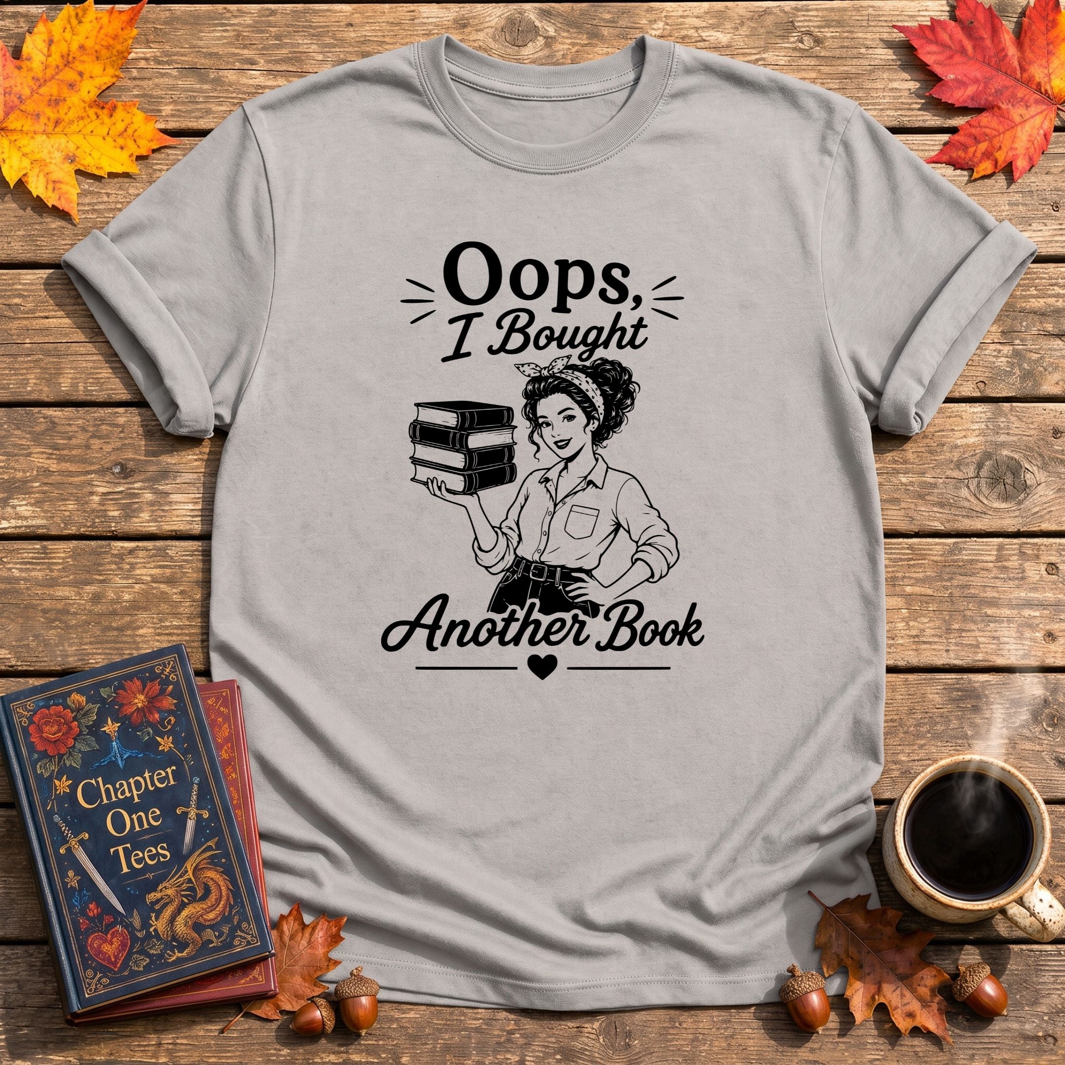 Oops, Book T-Shirt