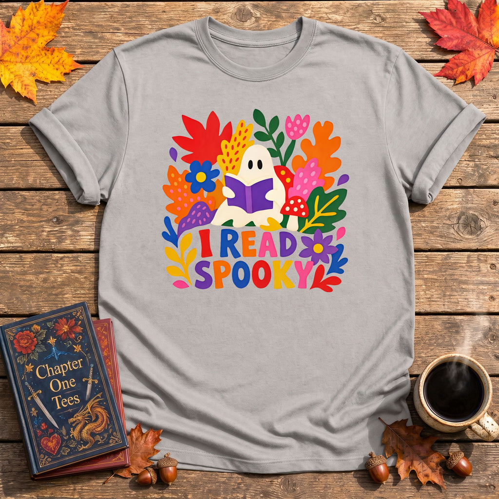 I Read Spooky Book T-Shirt