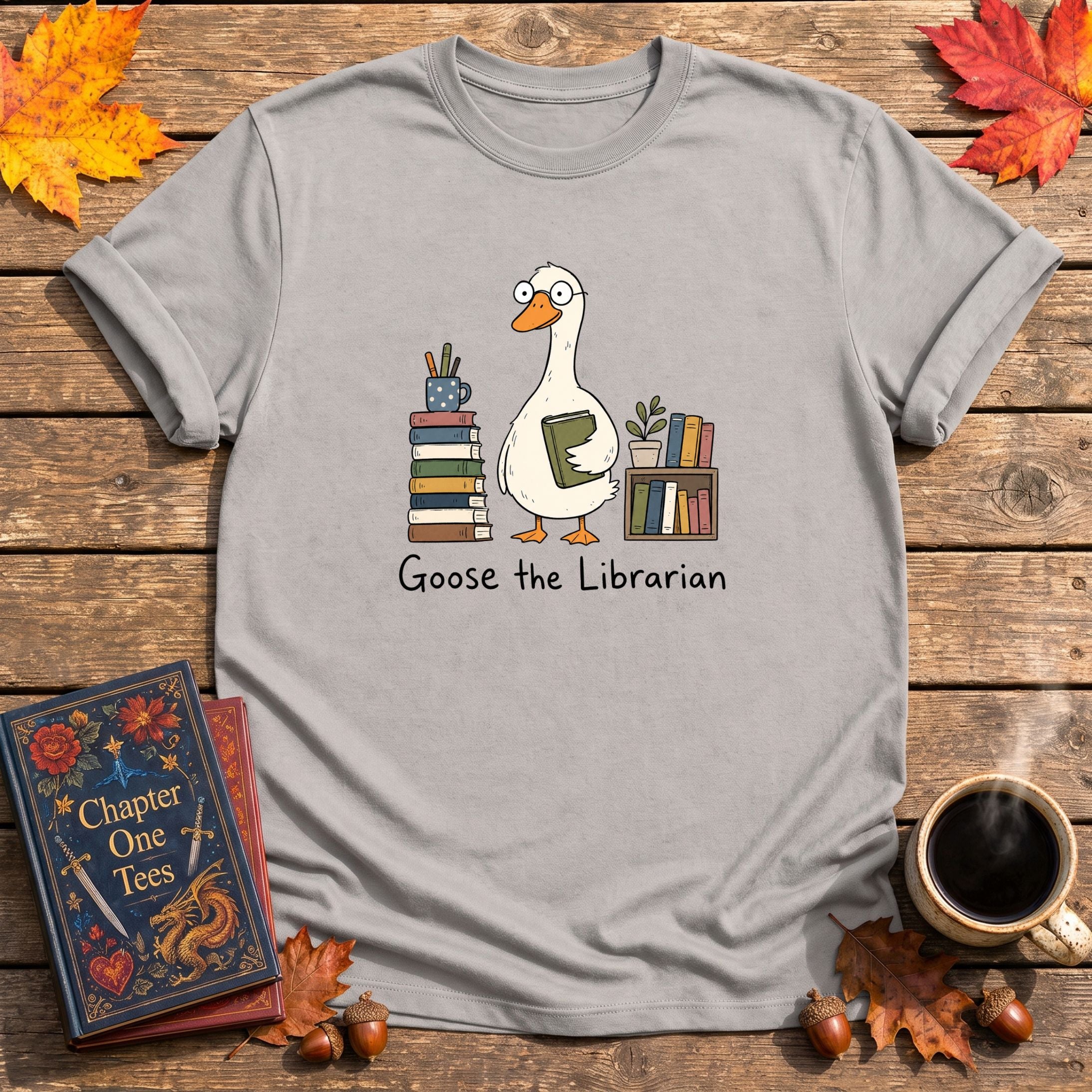 Goose The Librarian T-Shirt