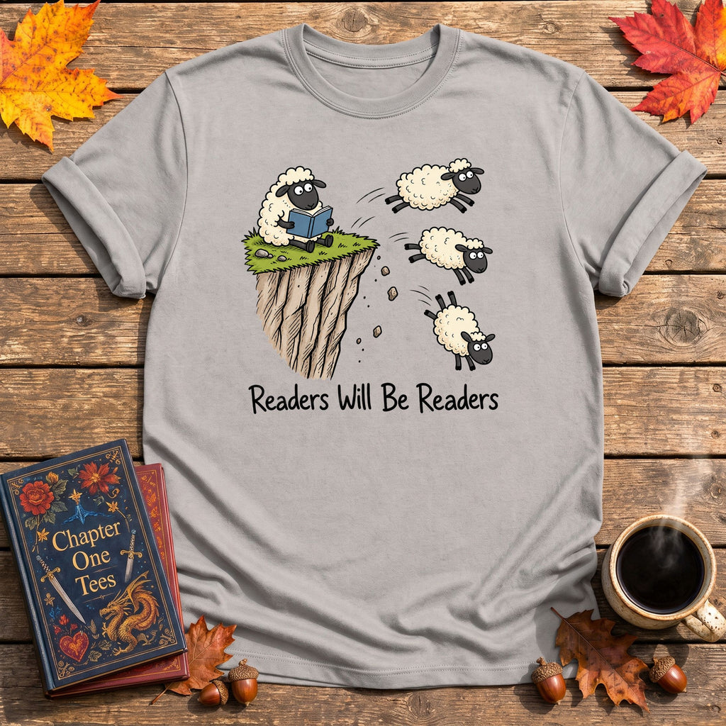 Sheep Book Lover T-Shirt