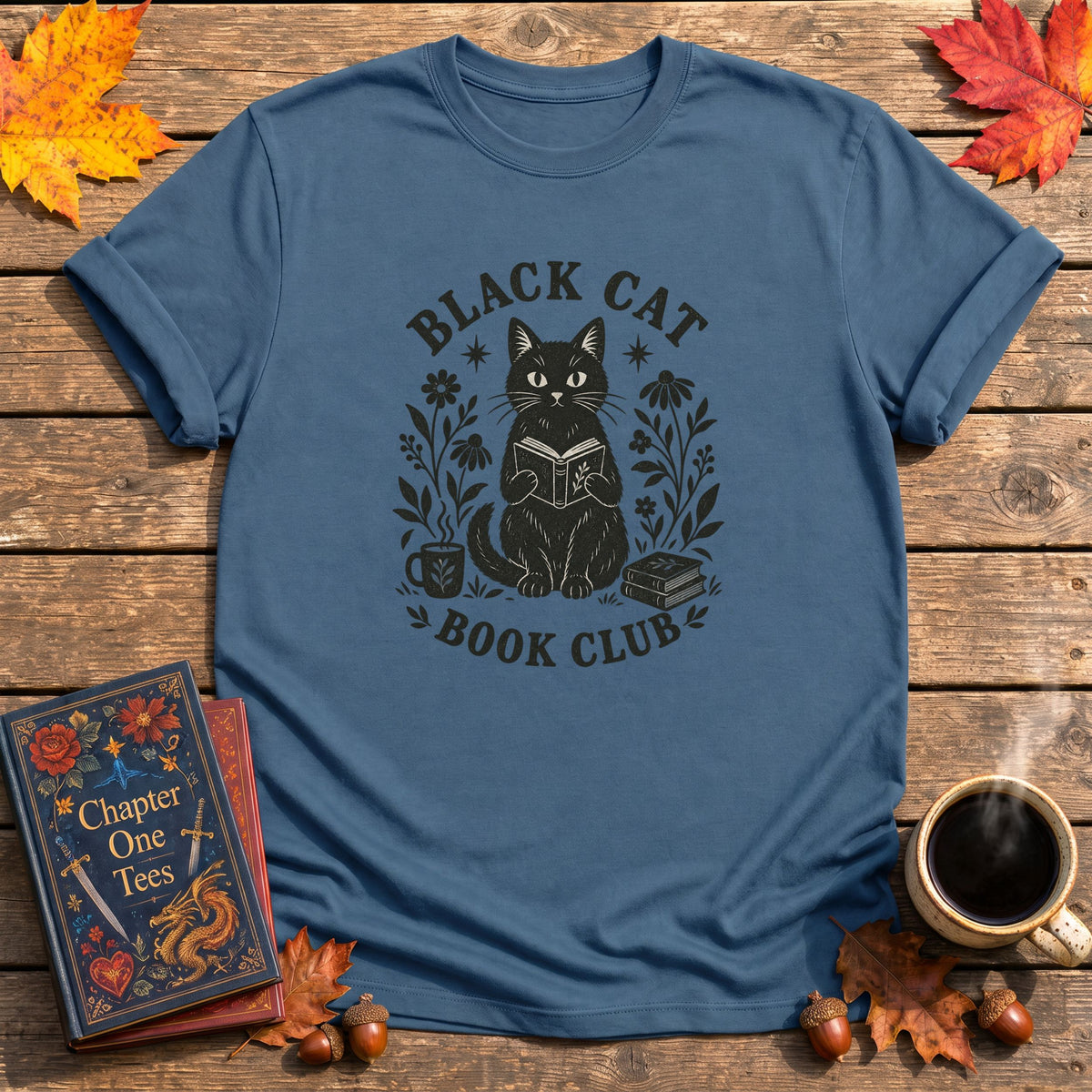 Black Cat Book Club T-Shirt
