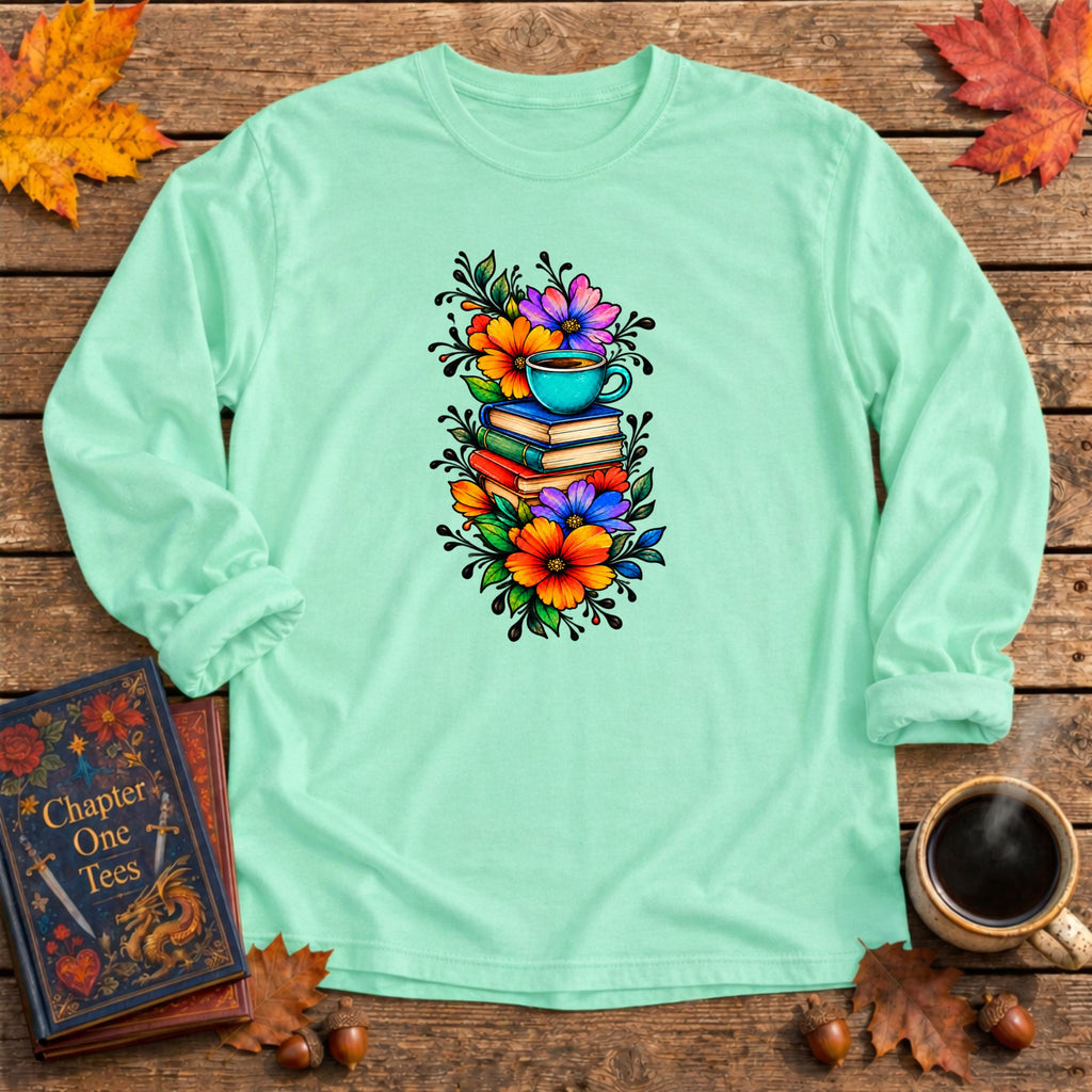Book Tattoo Long Sleeve Book Tee