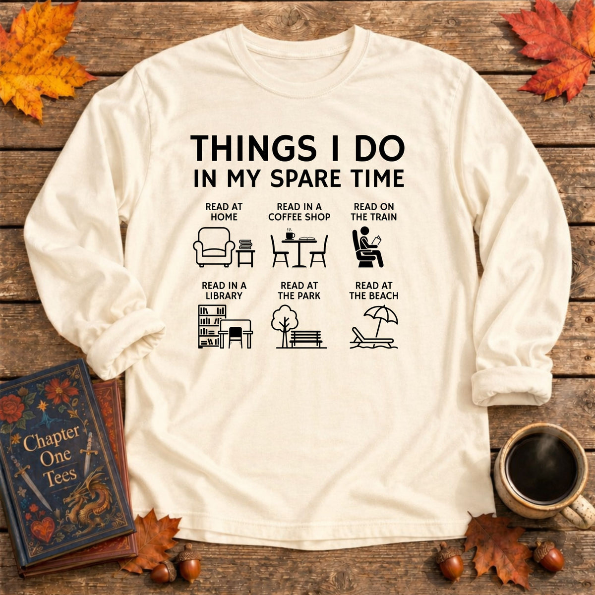 Things I Do Long Sleeve Book Tee