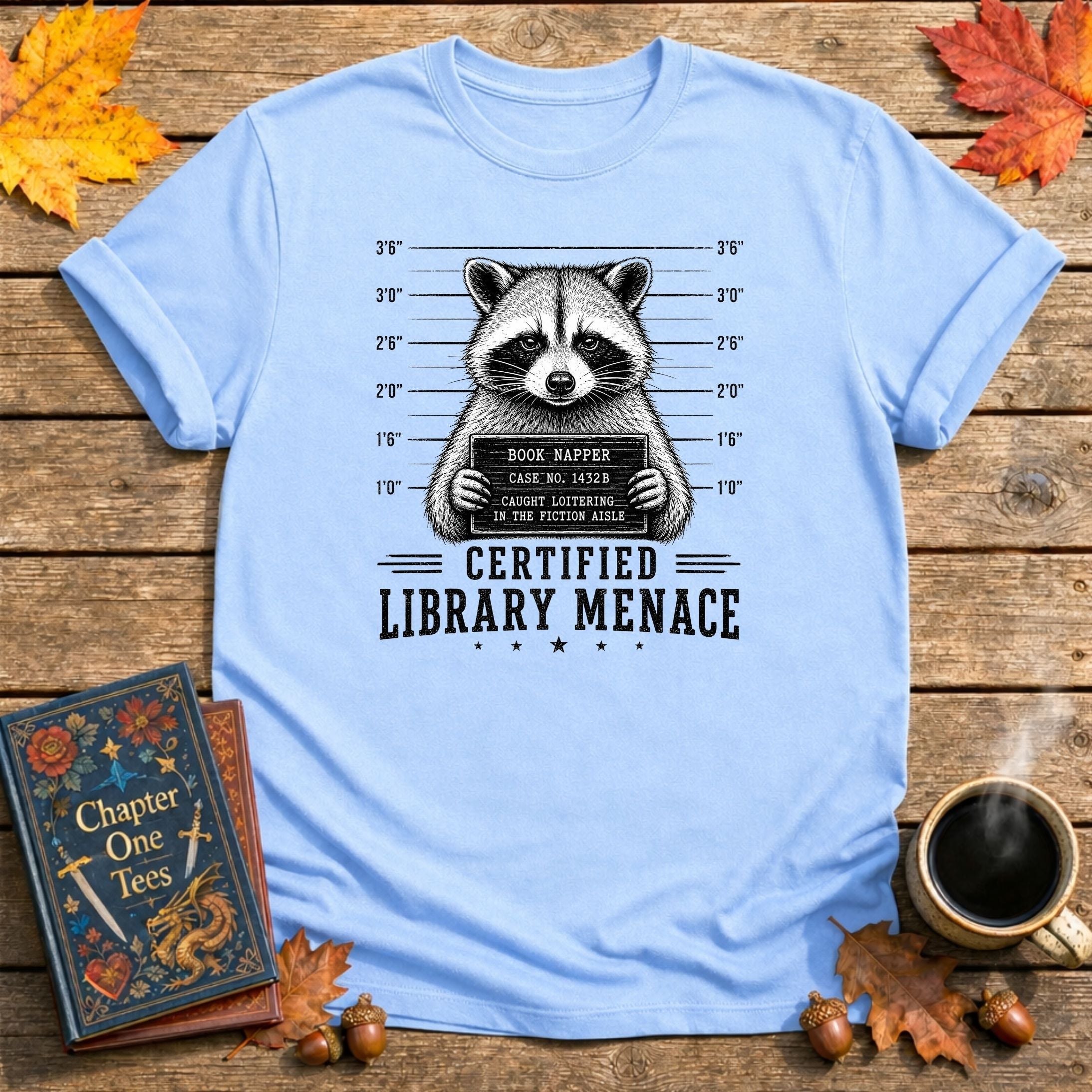 Library Menace Book T-Shirt