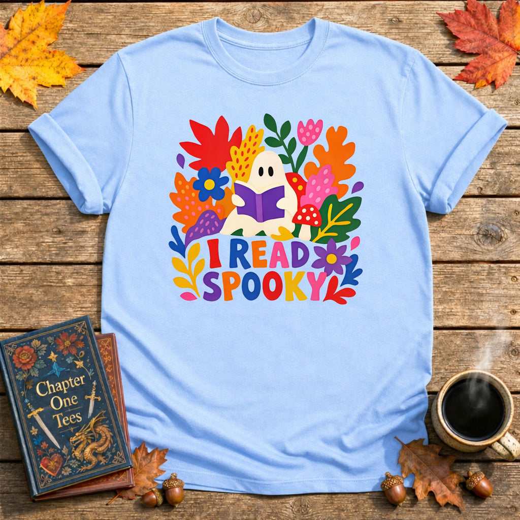 I Read Spooky Book T-Shirt