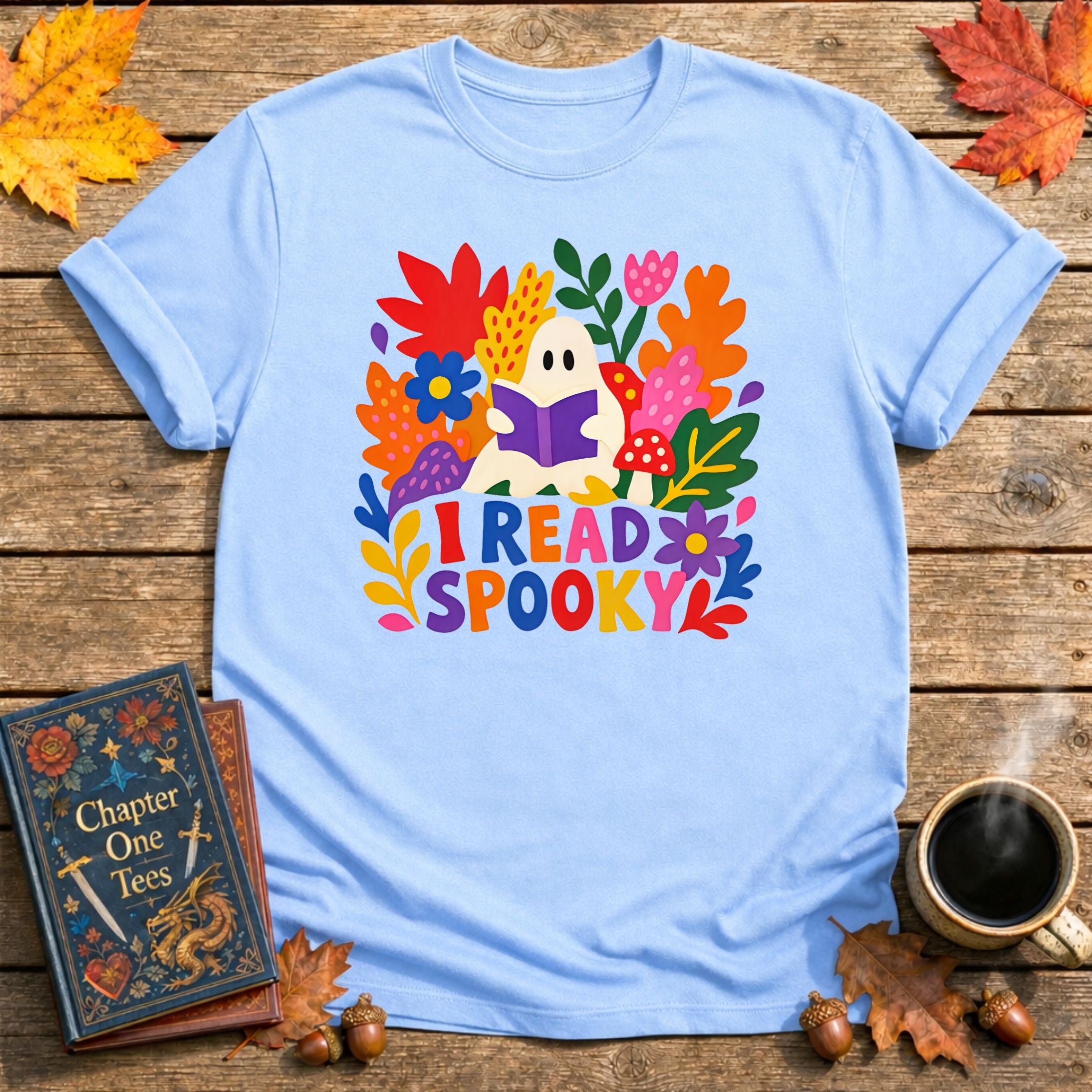 I Read Spooky Book T-Shirt