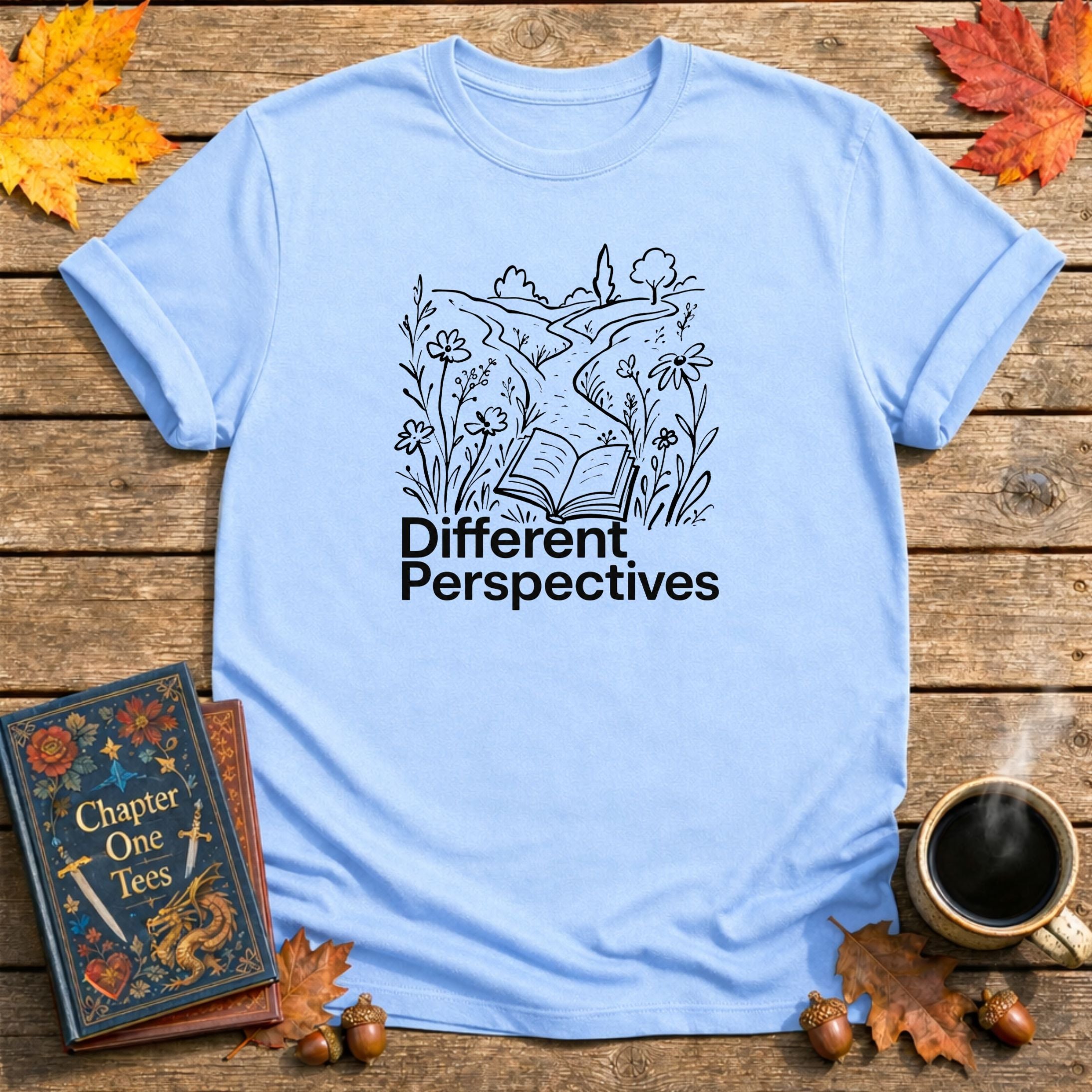 Different Perspectives Book T-Shirt