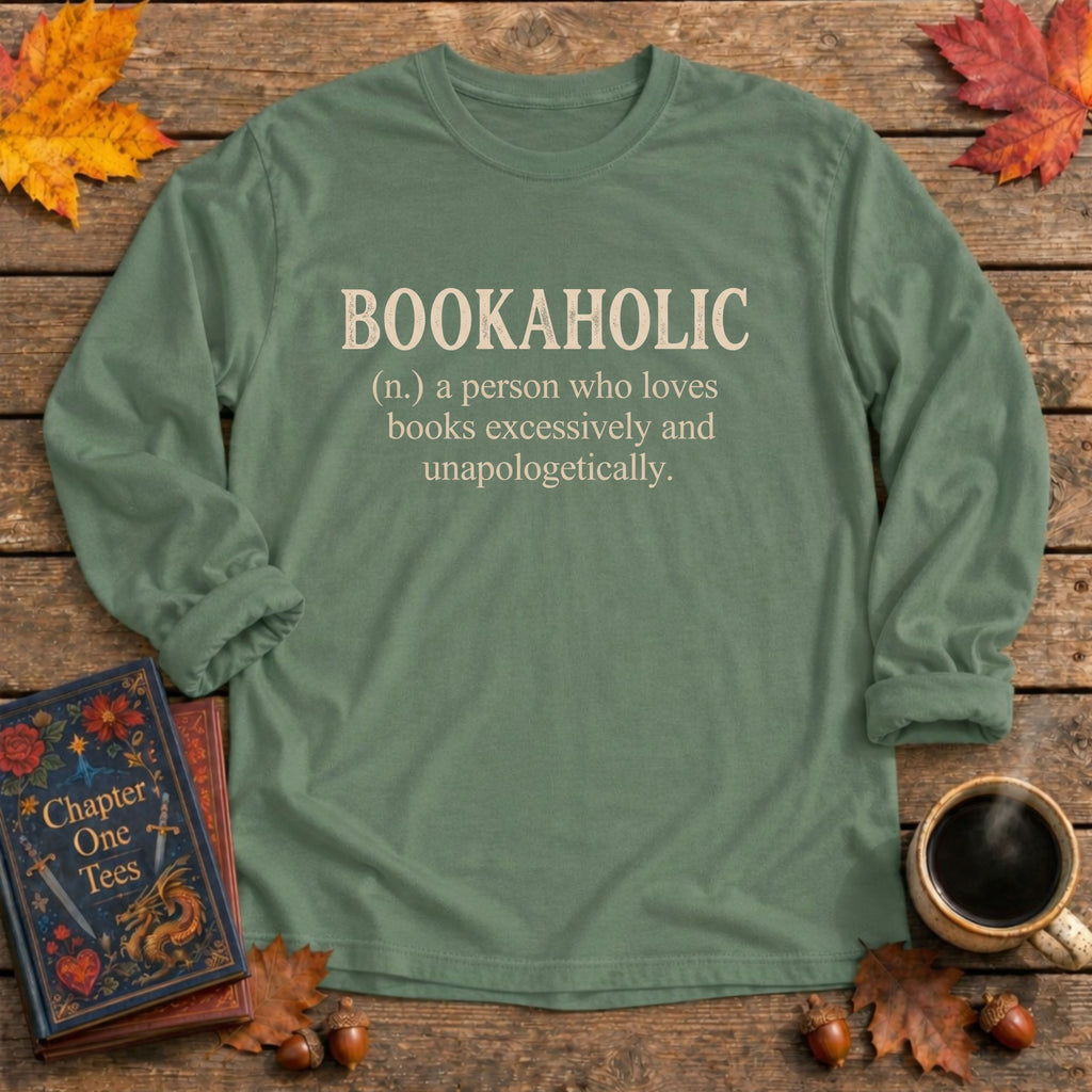 Bookoholic Long Sleeve Book Tee