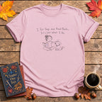 I Pet Dogs Book T-Shirt