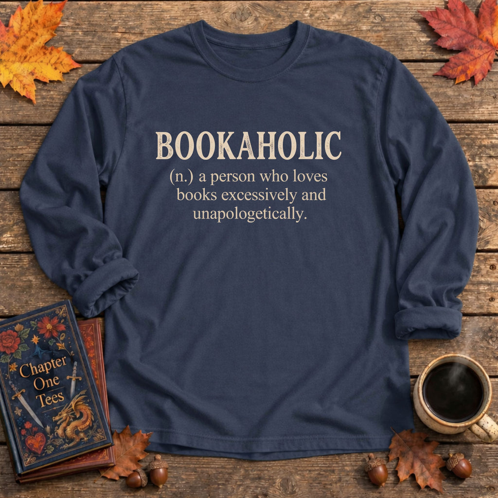Bookoholic Long Sleeve Book Tee
