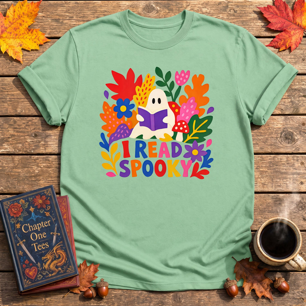 I Read Spooky Book T-Shirt