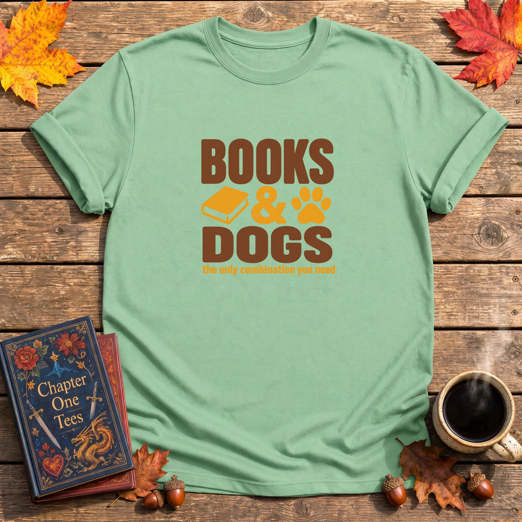 Books & Dogs T-Shirt