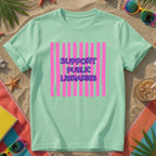 Support Public Libraries - Stripes T-Shirt