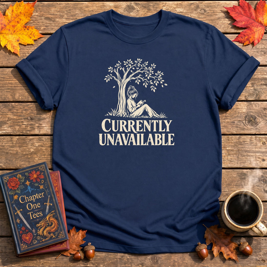 Currently Unavailable Book T-Shirt