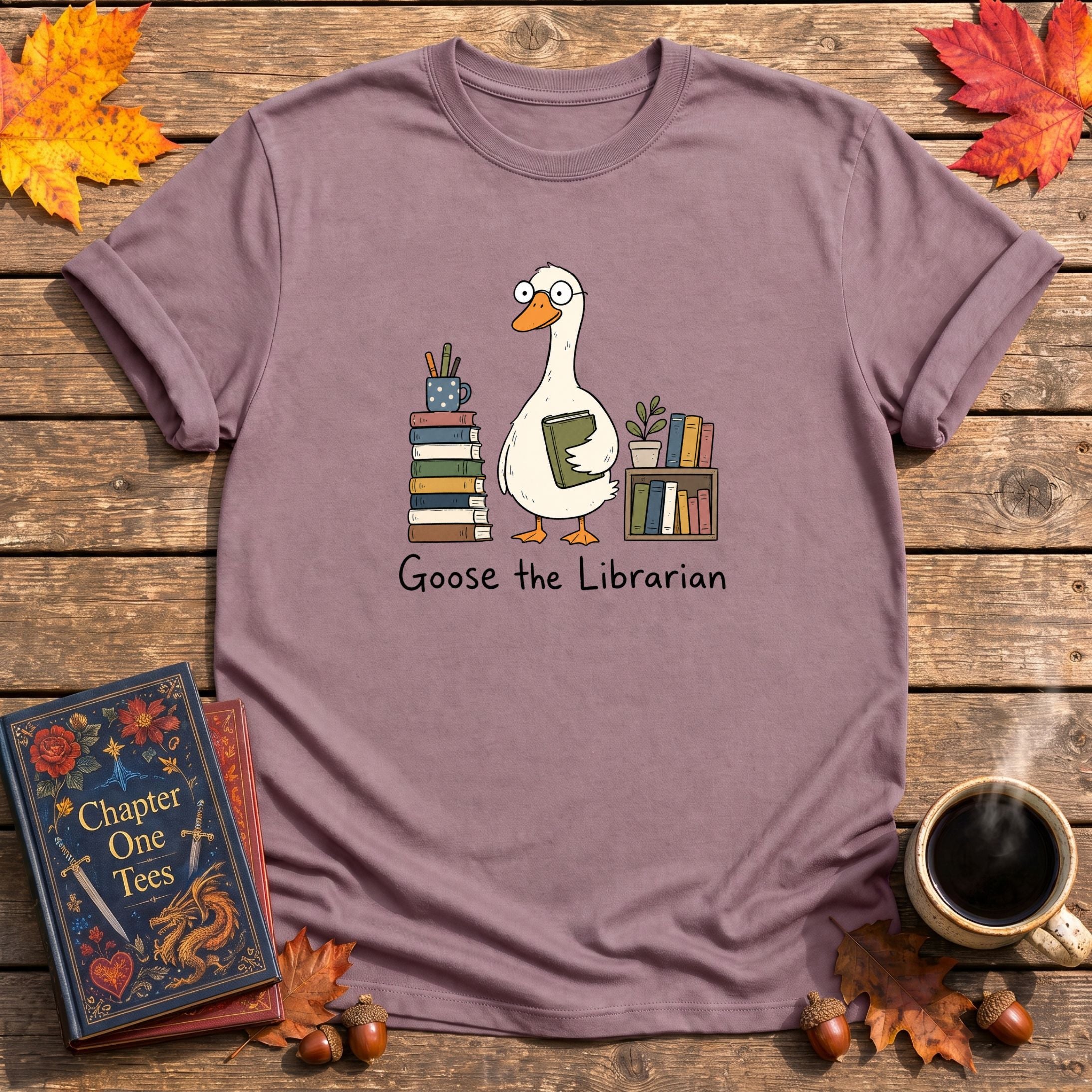 Goose The Librarian T-Shirt
