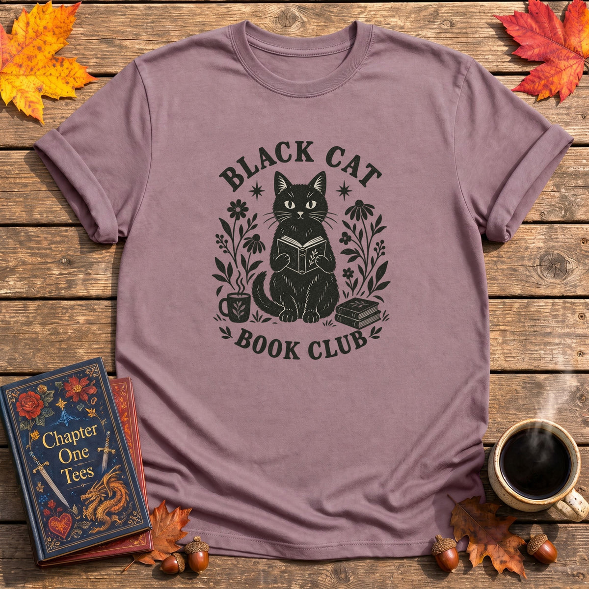 Black Cat Book Club T-Shirt