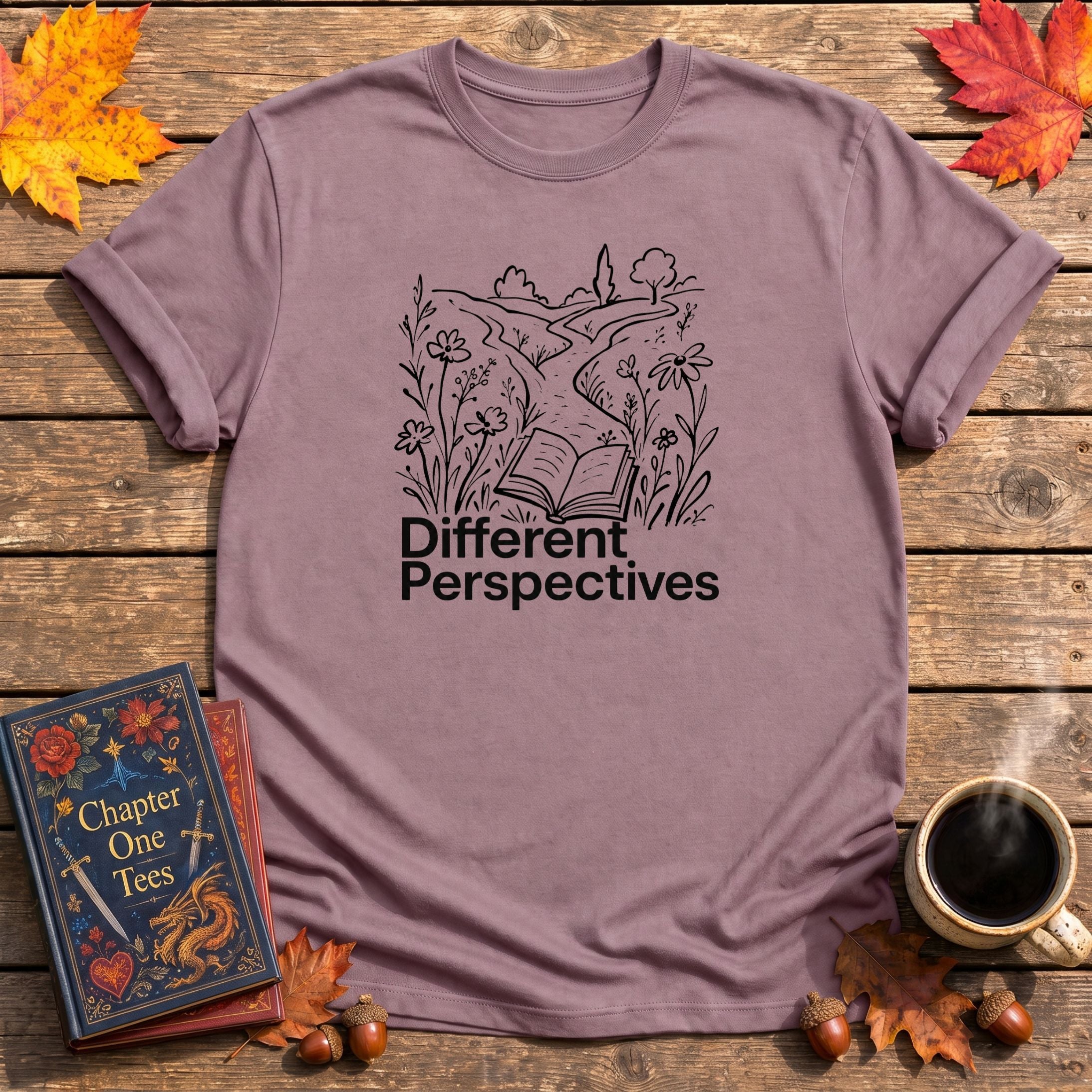 Different Perspectives Book T-Shirt