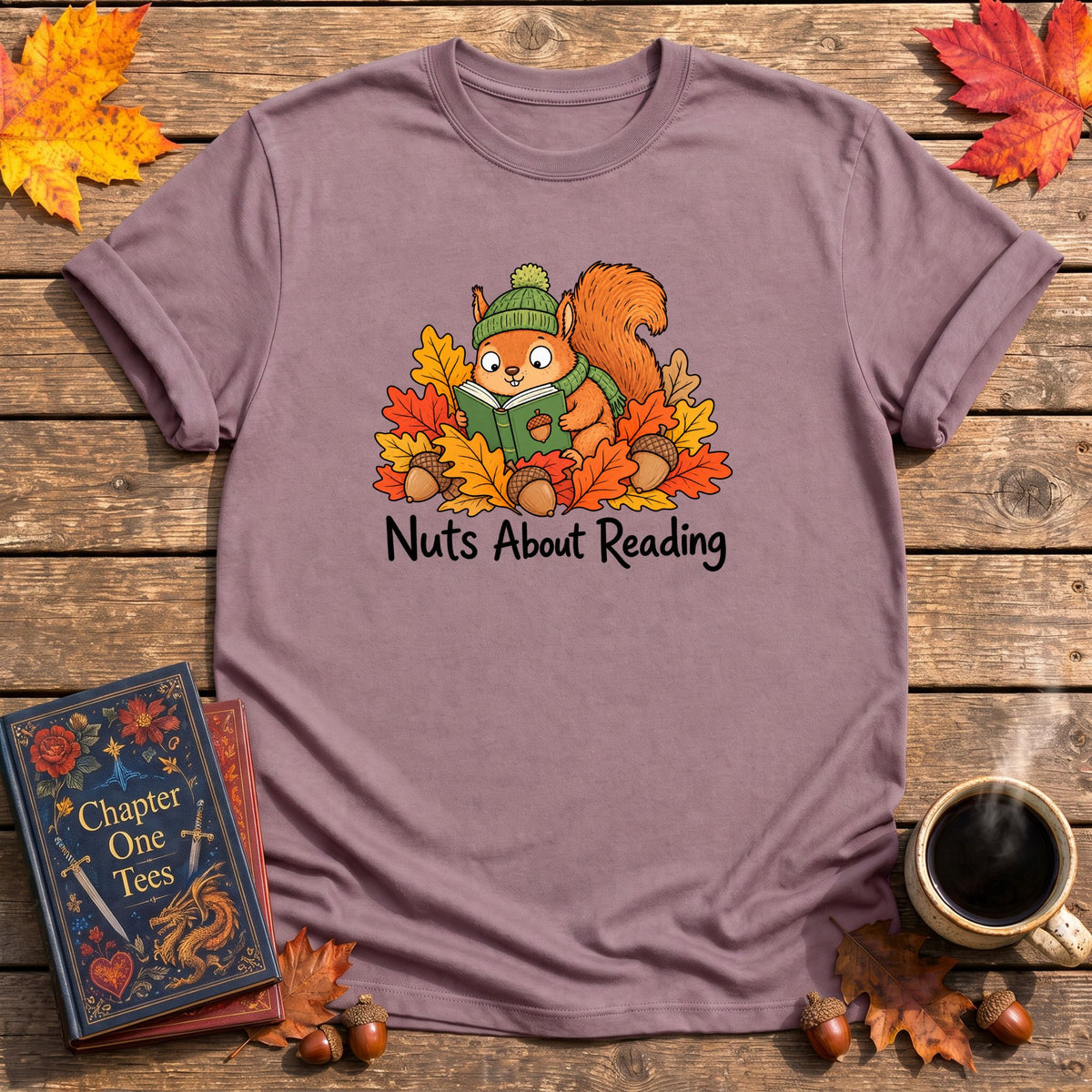 Nuts About Reading T-Shirt