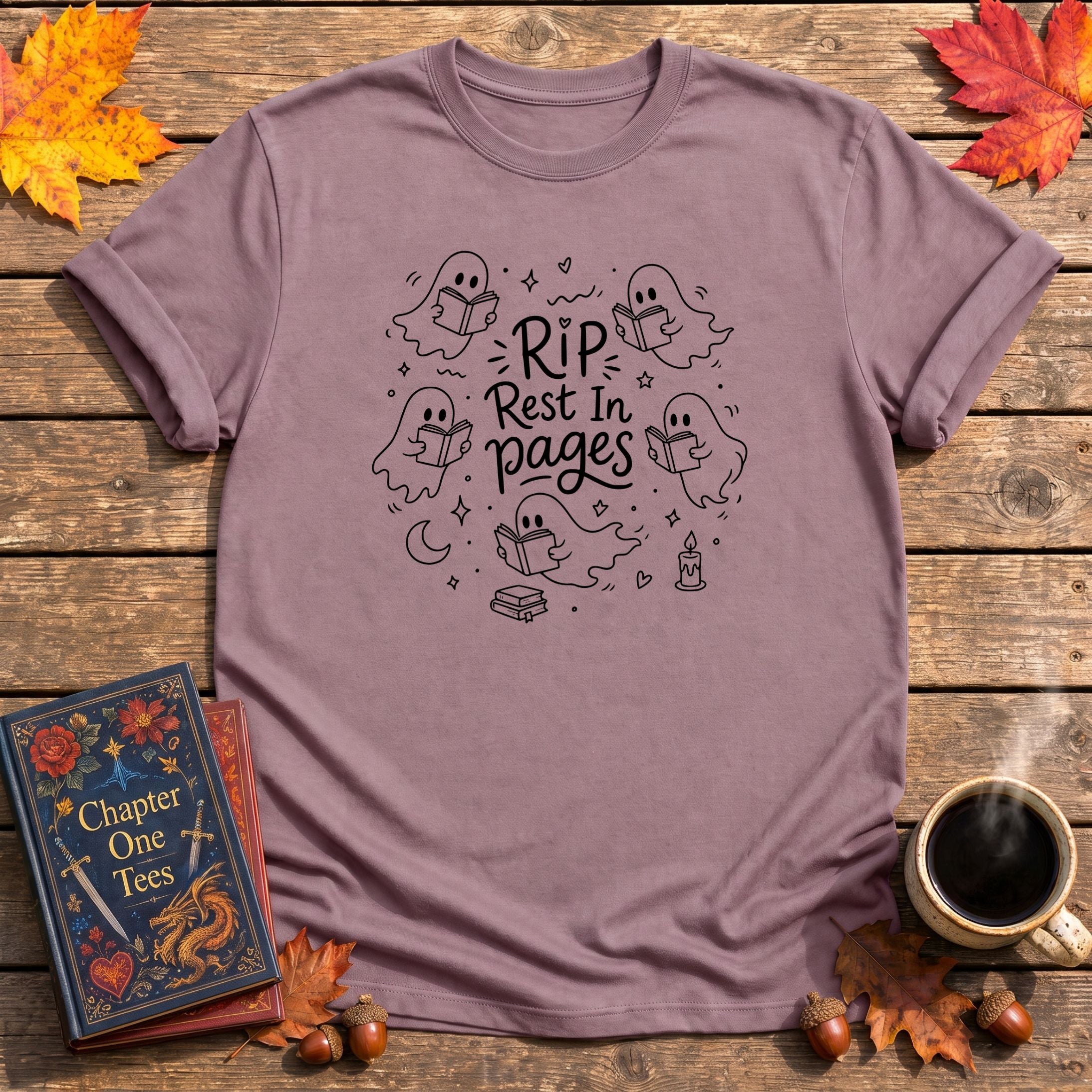Rest In Pages Book T-Shirt