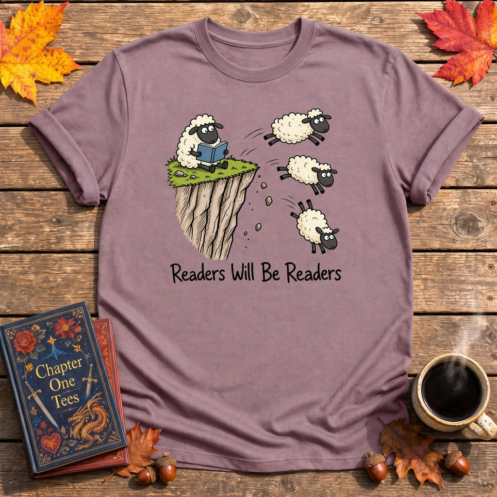 Sheep Book Lover T-Shirt