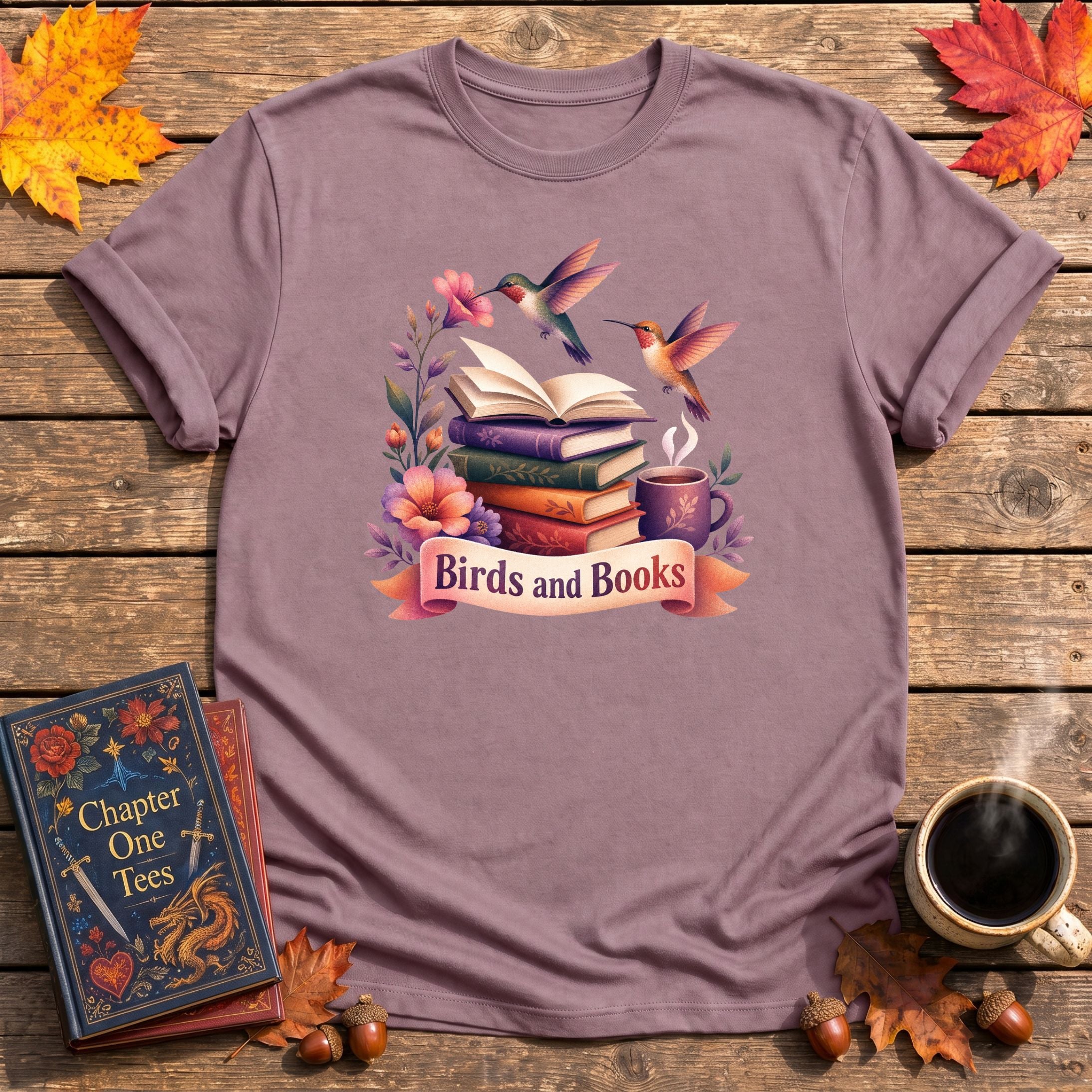 Books and Birds T-Shirt