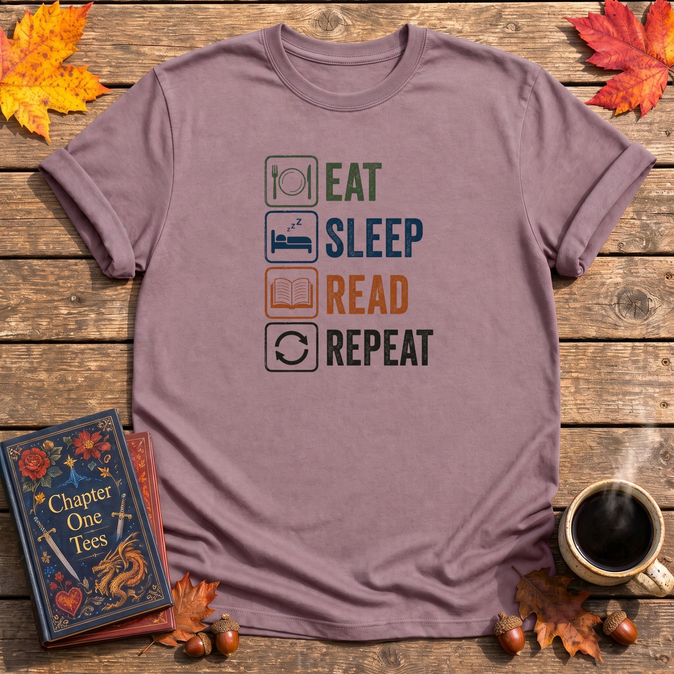 Eat, Sleep, Read, Book T-Shirt