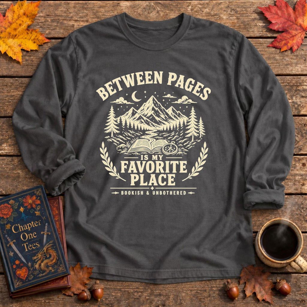 Between Pages Long Sleeve Book Tee