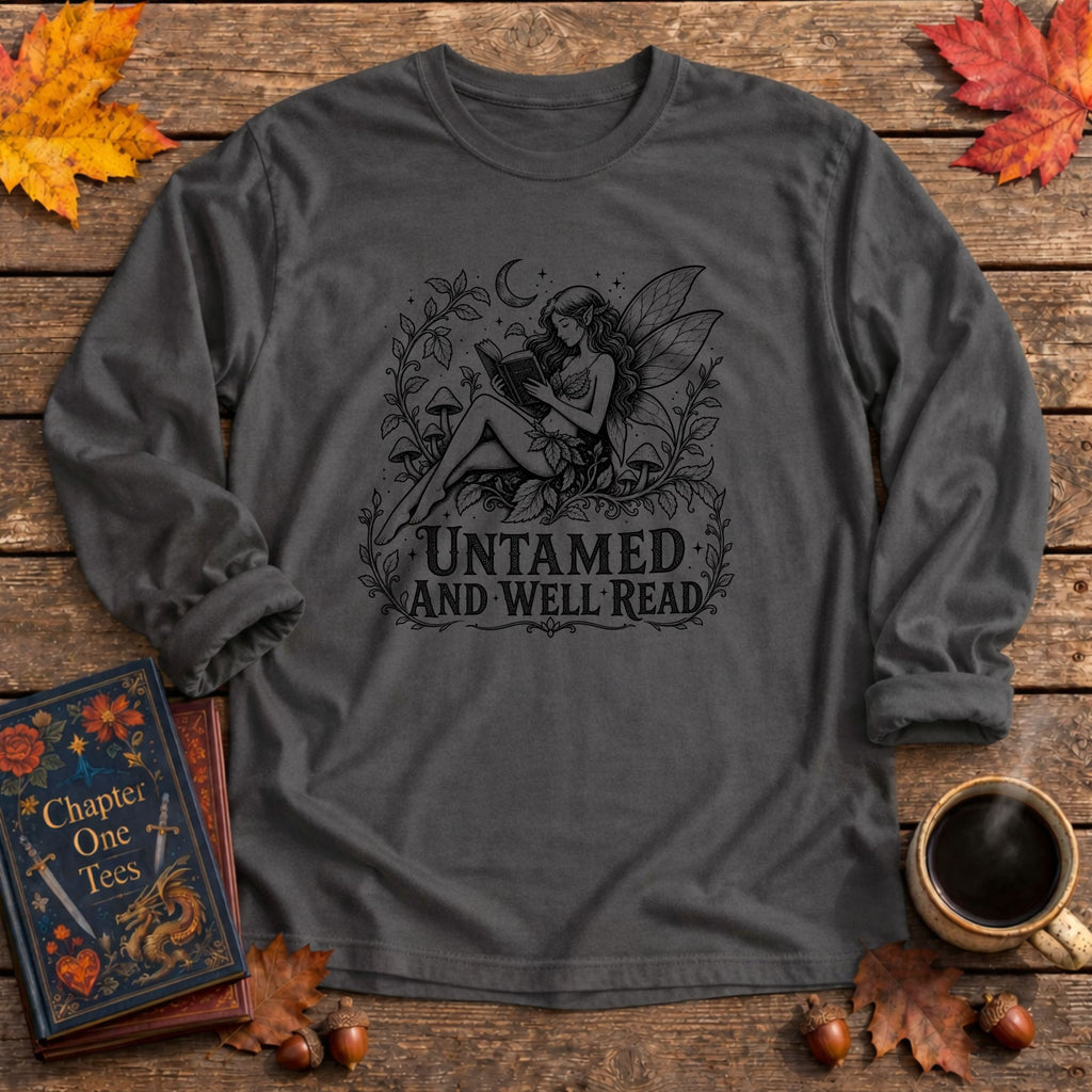 Untamed and Well Read Long Sleeve Book Tee
