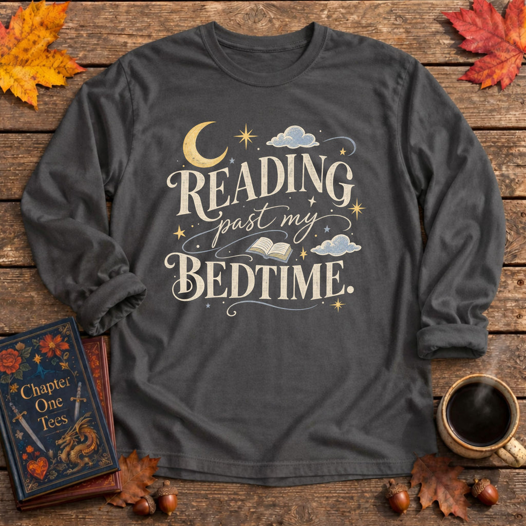 Reading Past My Bedtime Long Sleeve Tee