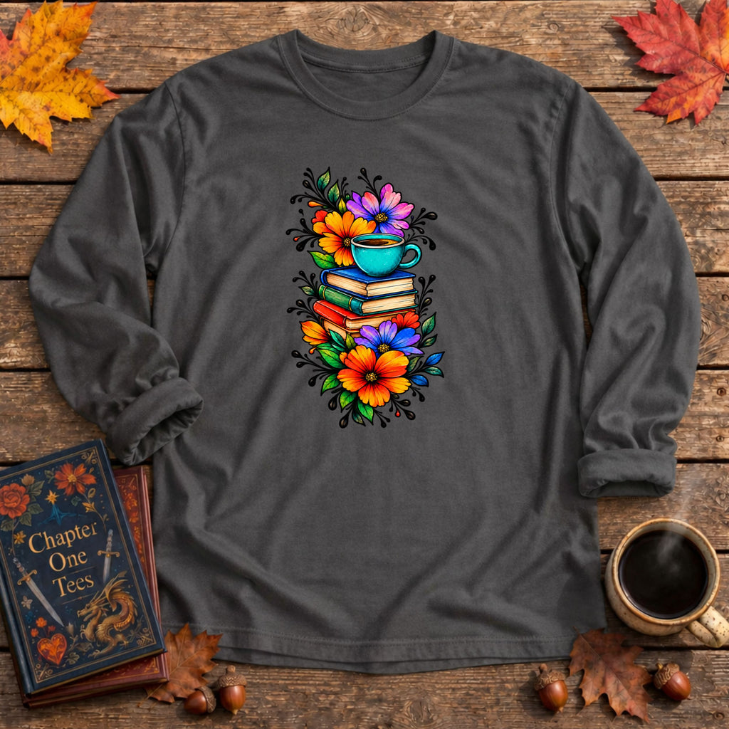 Book Tattoo Long Sleeve Book Tee