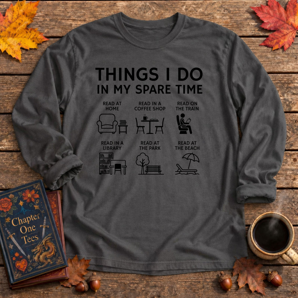 Things I Do Long Sleeve Book Tee