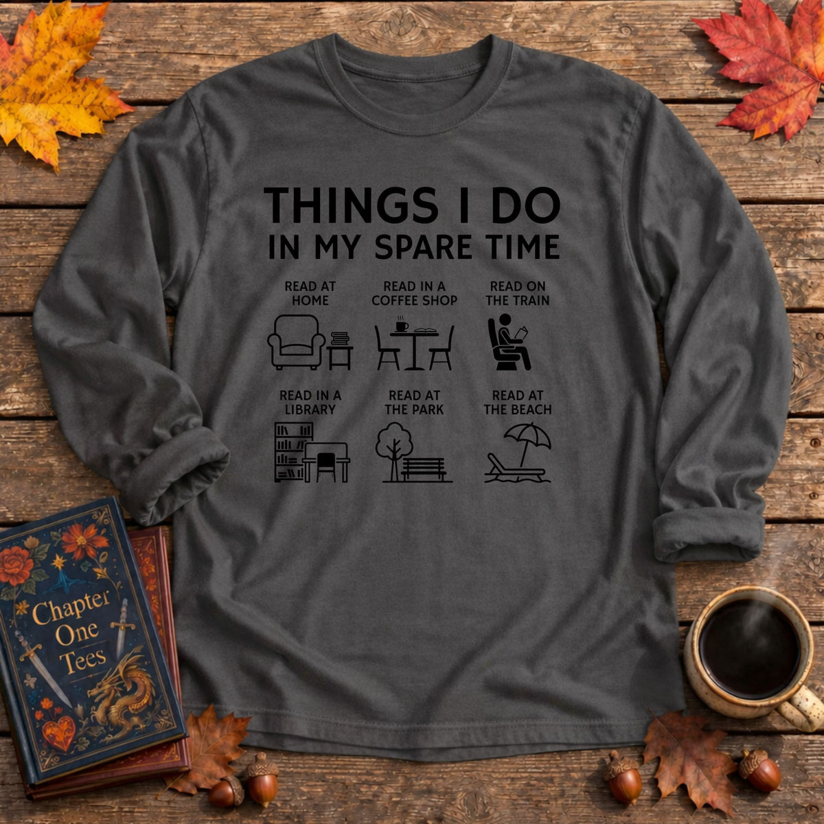 Things I Do Long Sleeve Book Tee