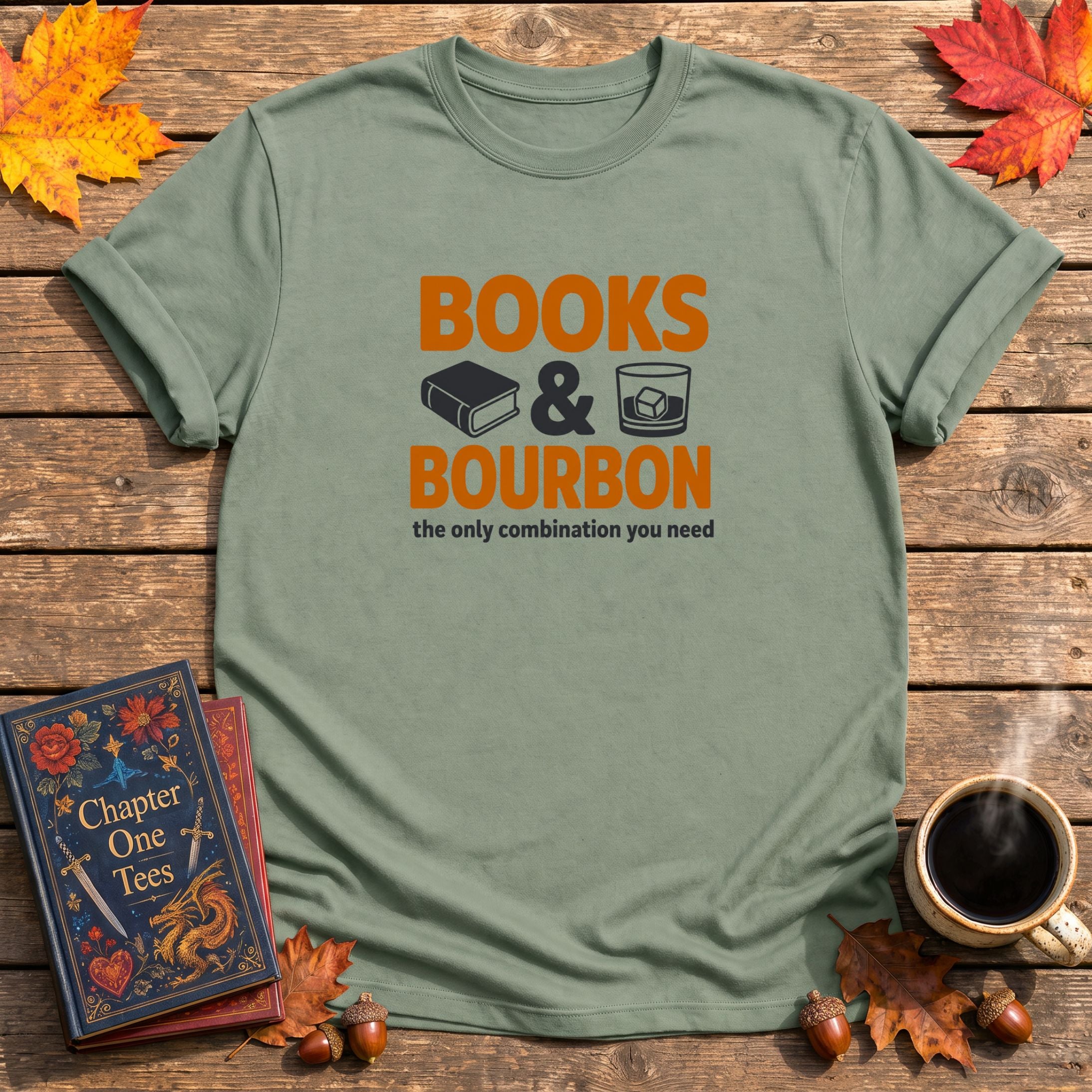 Books & Bourbon T-Shirt