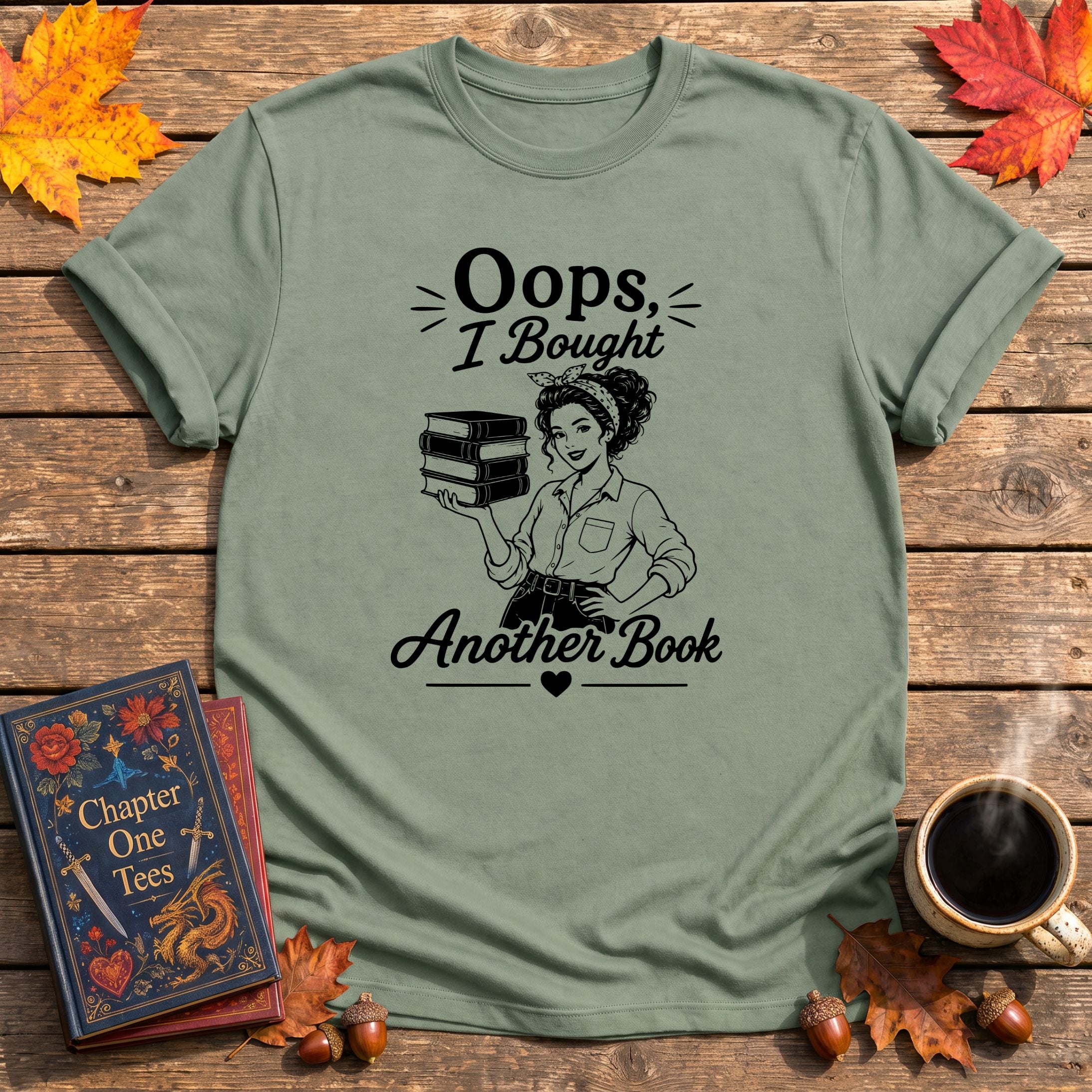 Oops, Book T-Shirt