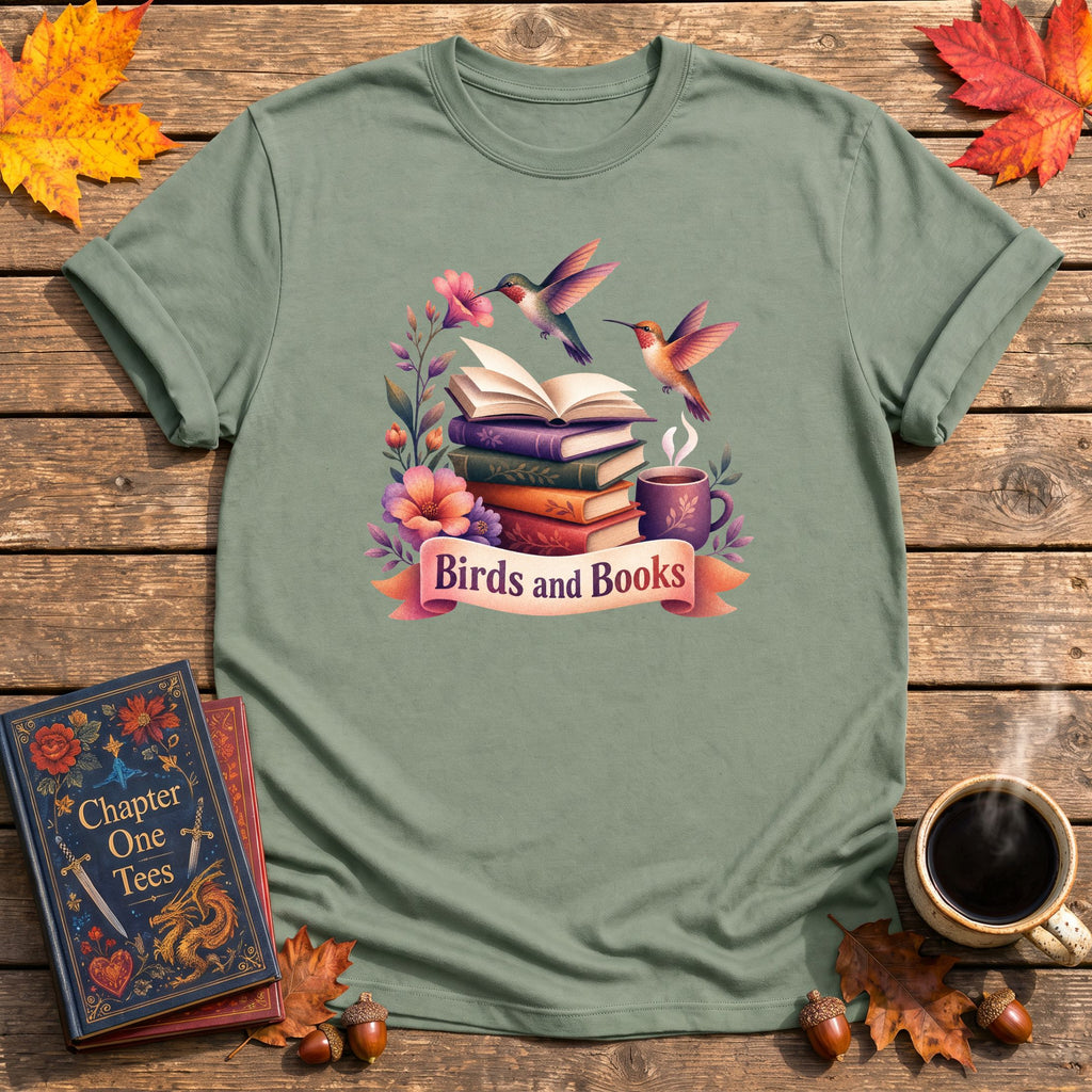 Books and Birds T-Shirt