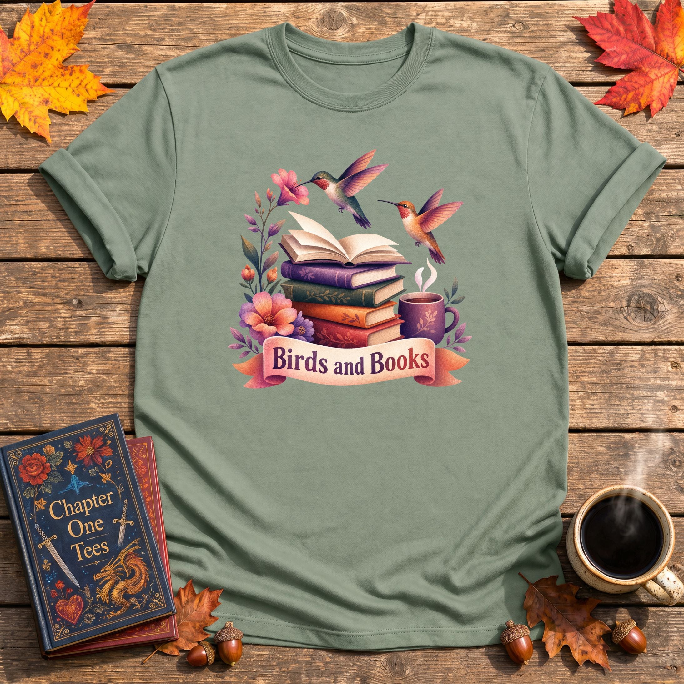 Books and Birds T-Shirt