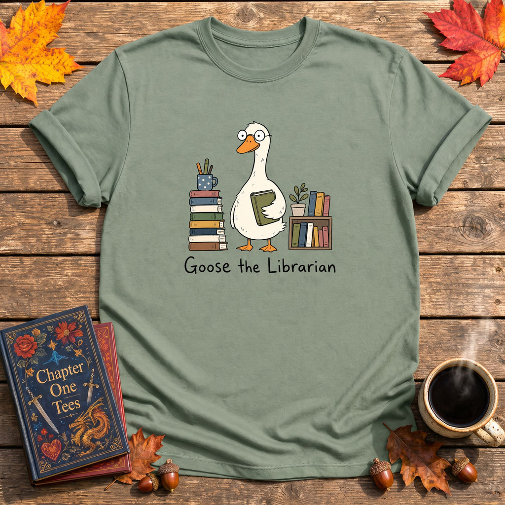 Goose The Librarian T-Shirt