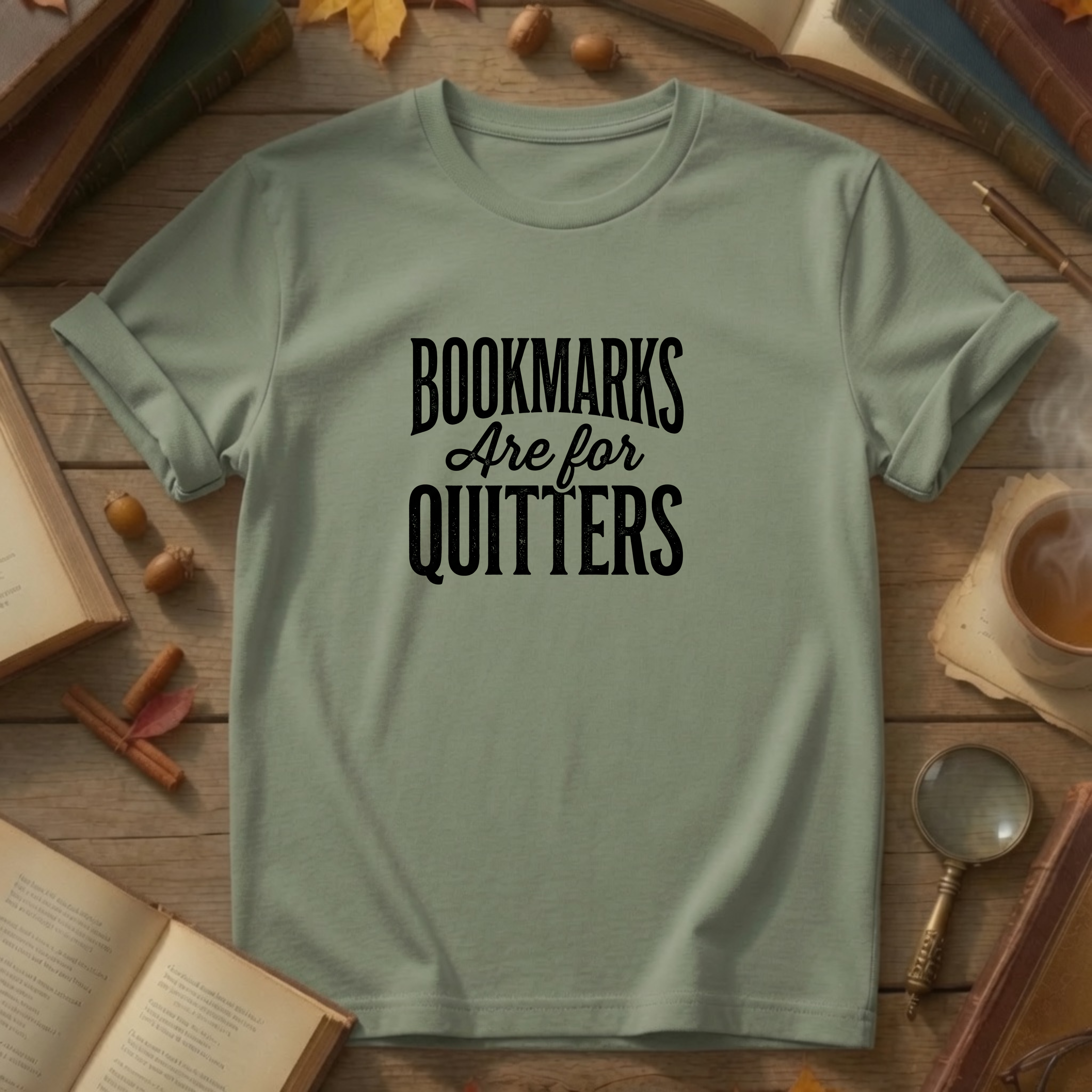 Bookmarks Are For Quitters T-Shirt