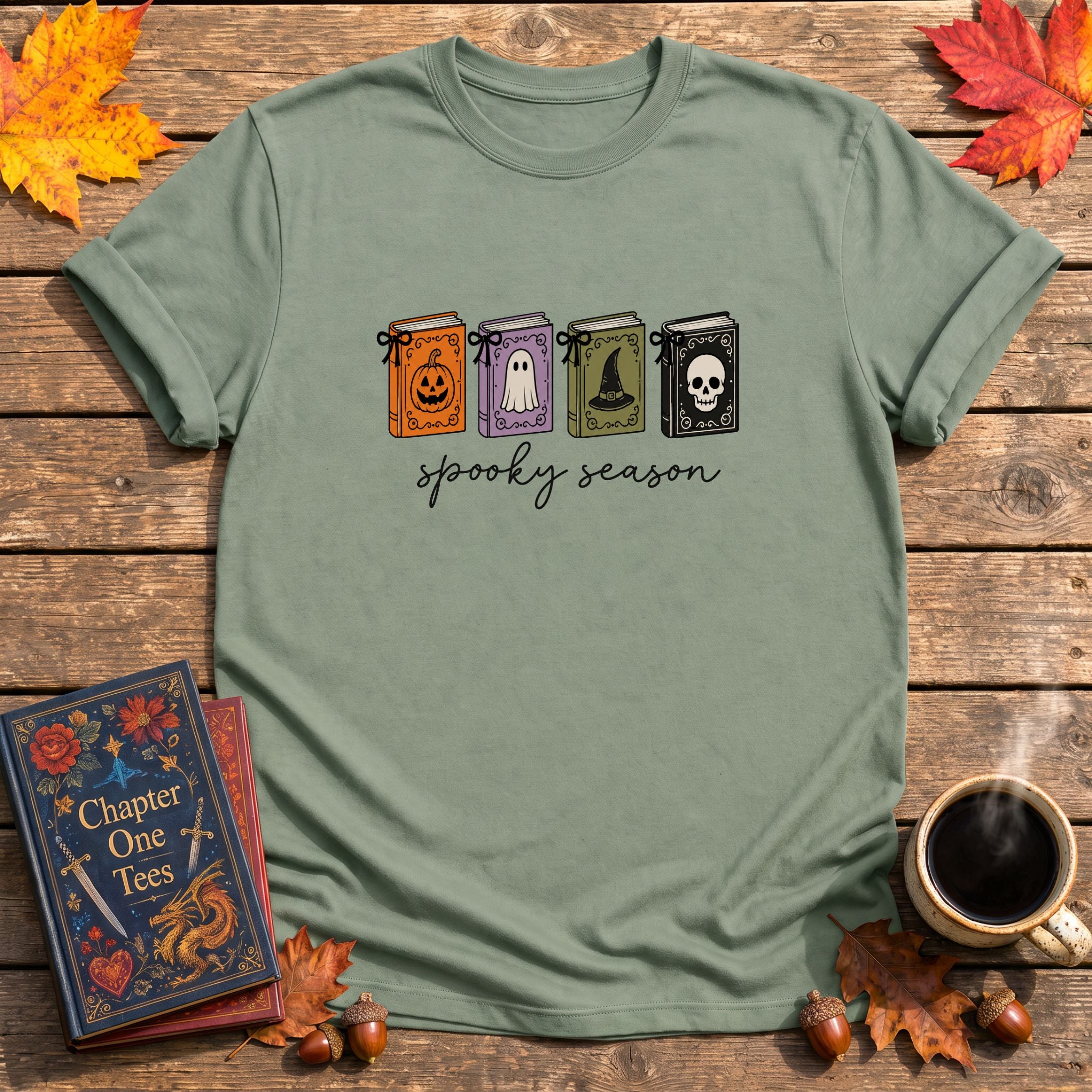 Spooky Season Book T-Shirt