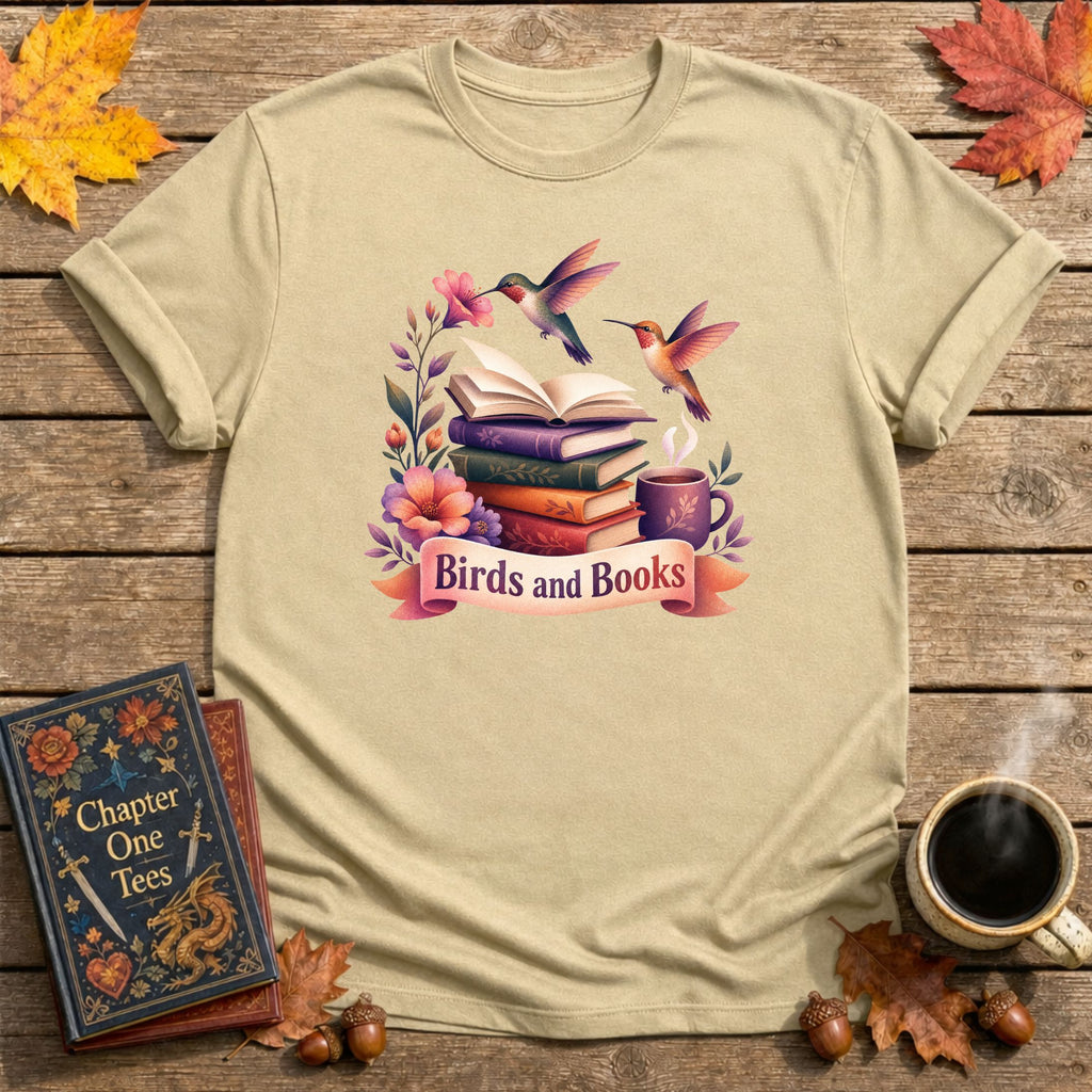 Books and Birds T-Shirt