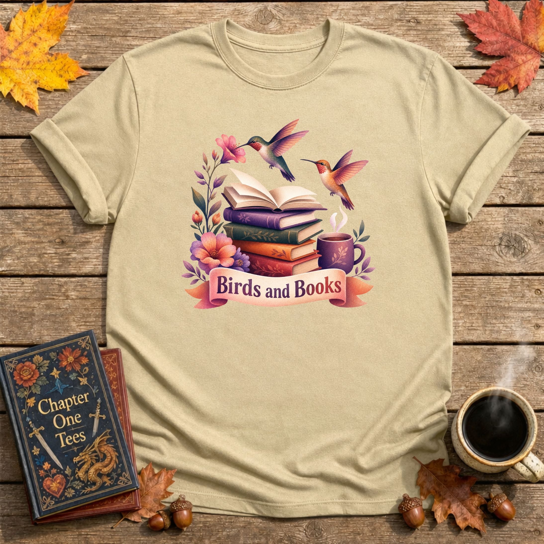 Books and Birds T-Shirt